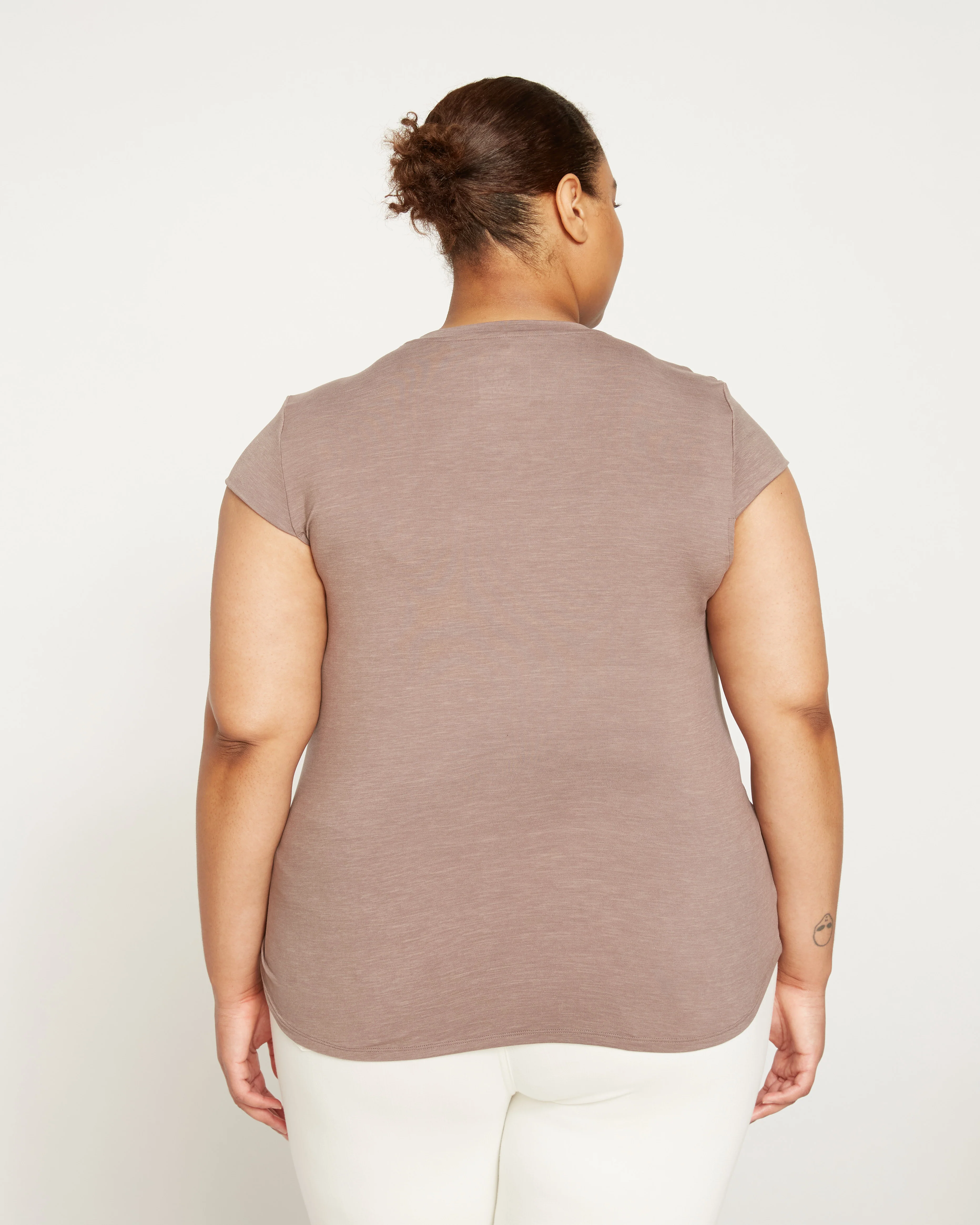 AirKnit All Day Tee - Nutmeg - Image 9