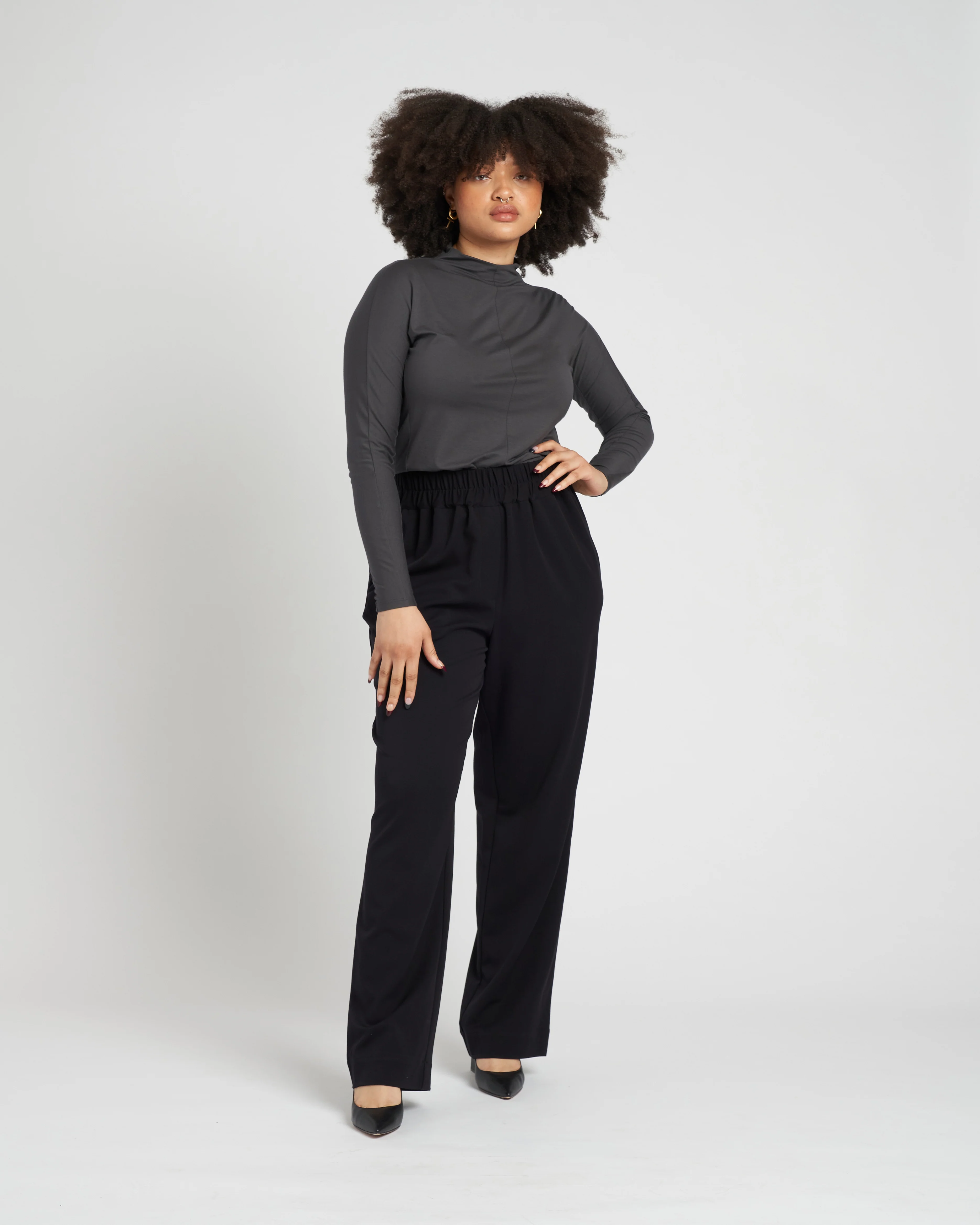 All Day Easy Pants - Black - Image 2