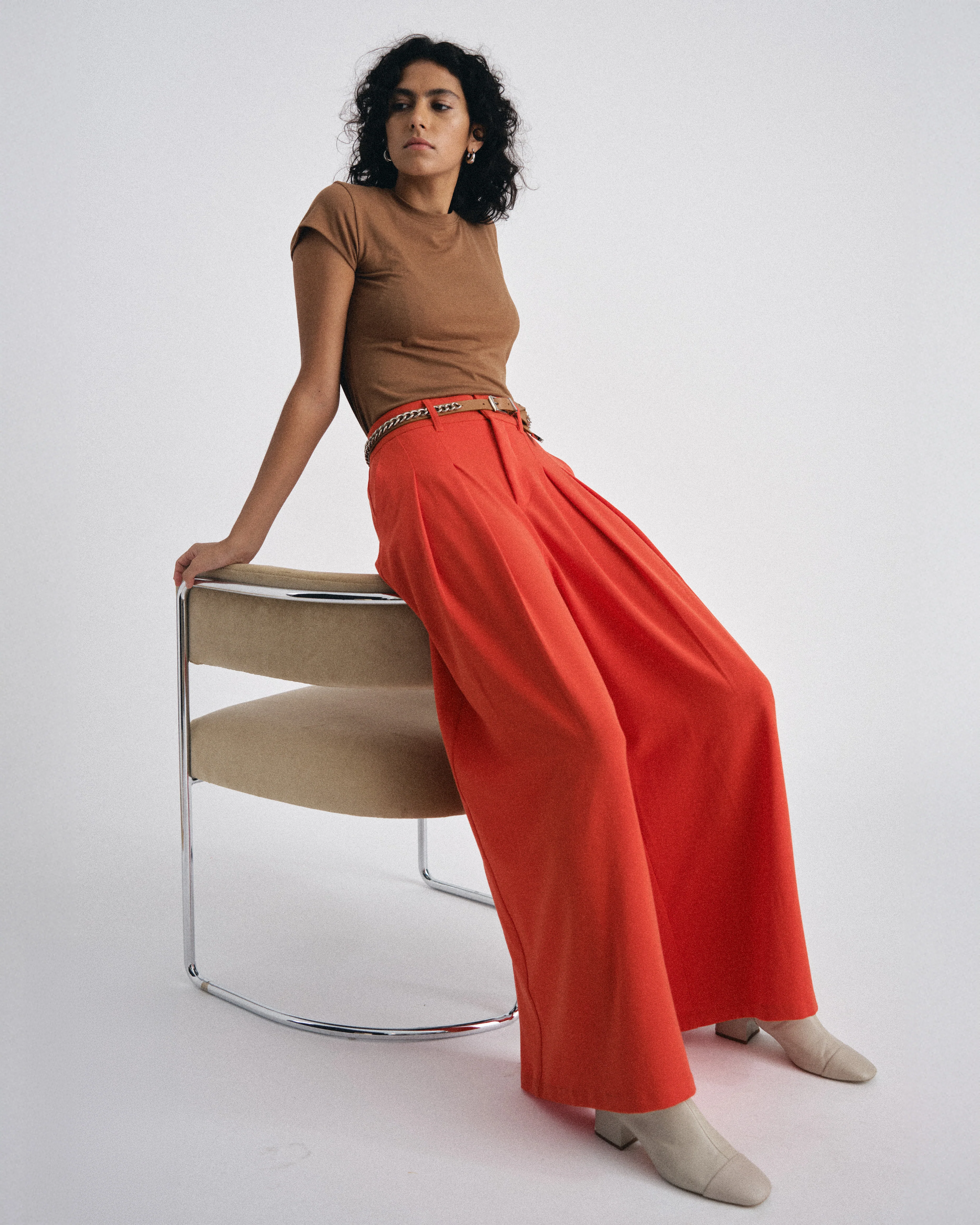 All Day Palais Wide Leg Pants - Poppy - Image 2