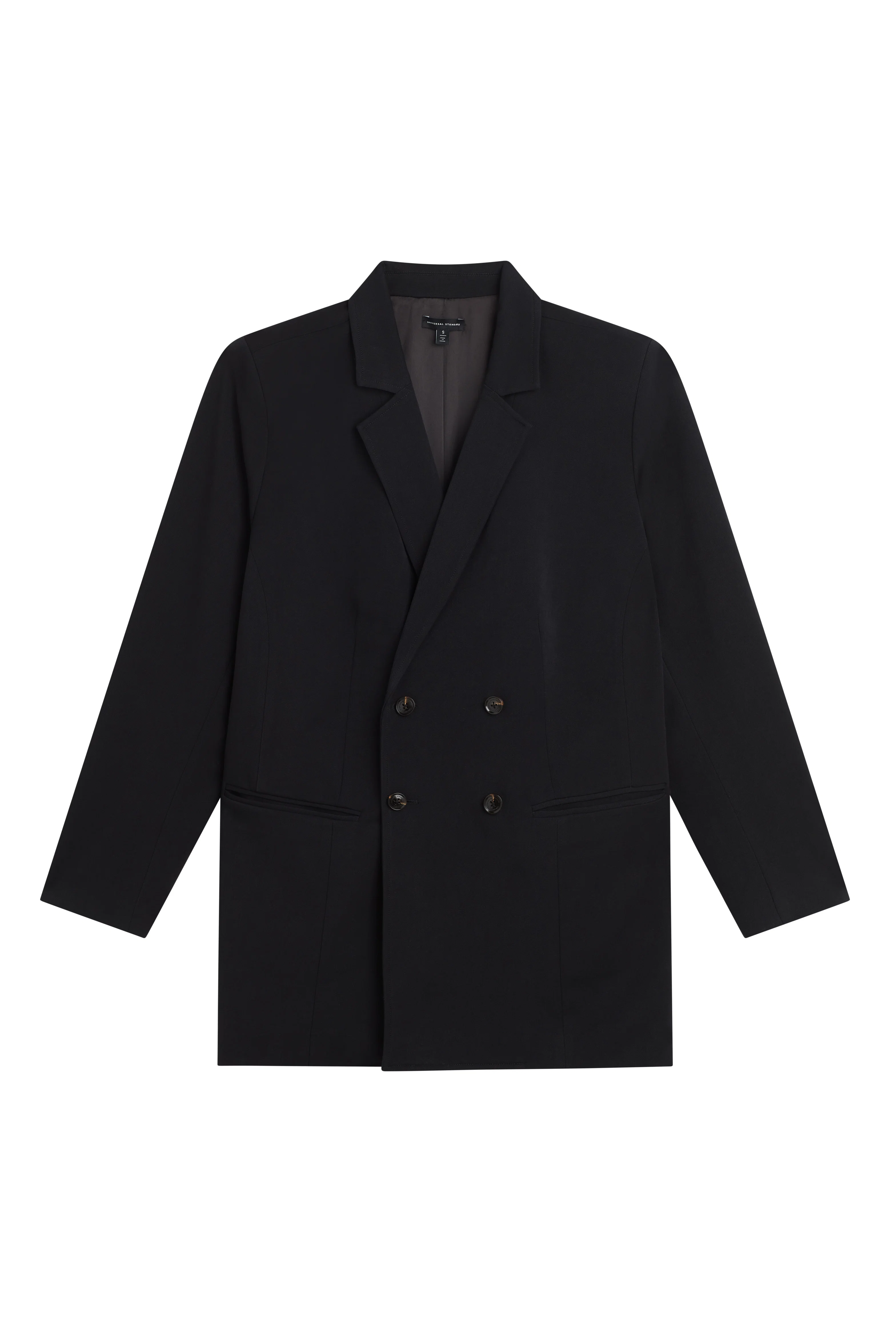 All Day Warren Double Breasted Blazer - Black - Image 6