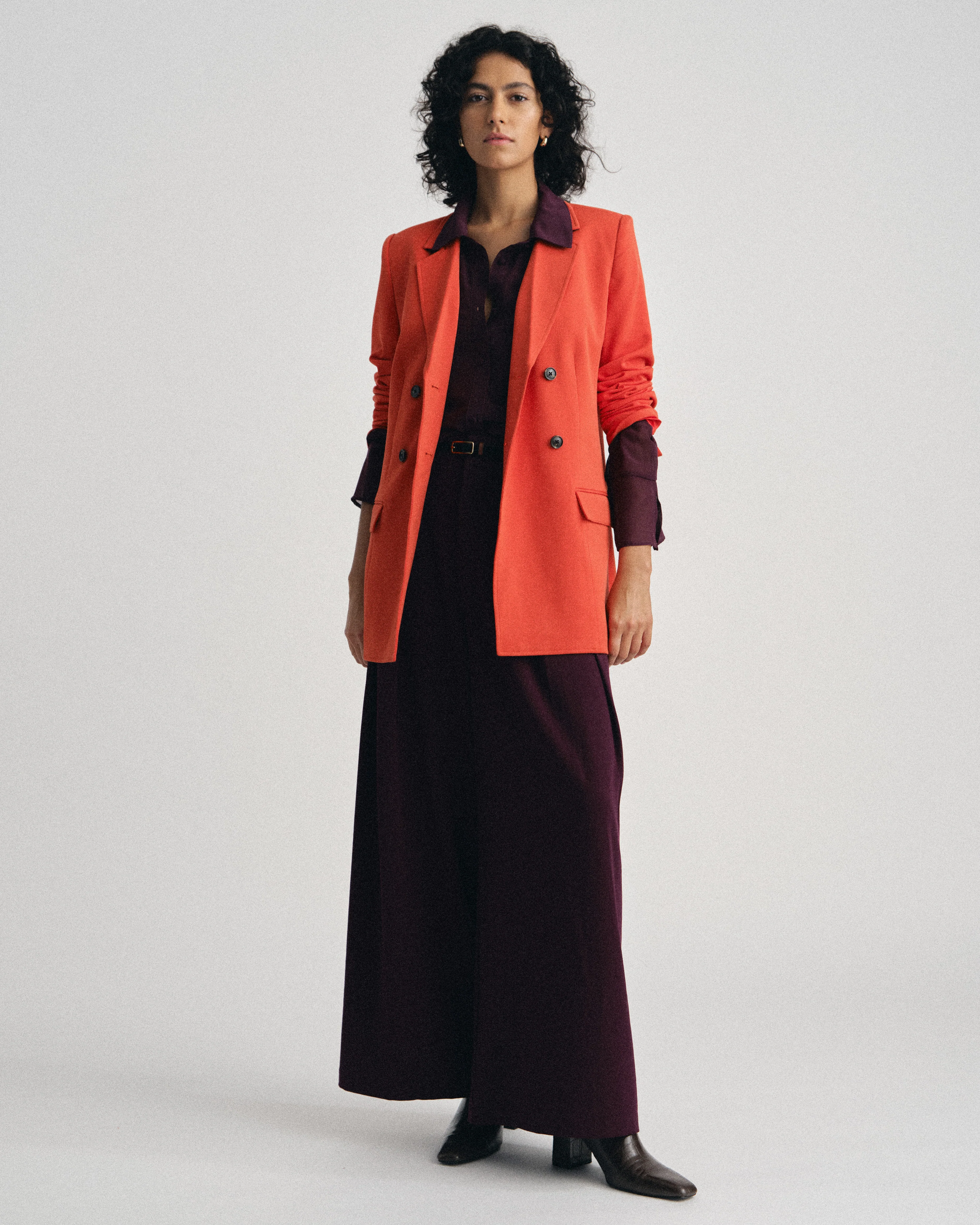 All Day Warren Double Breasted Blazer - Poppy - Image 2