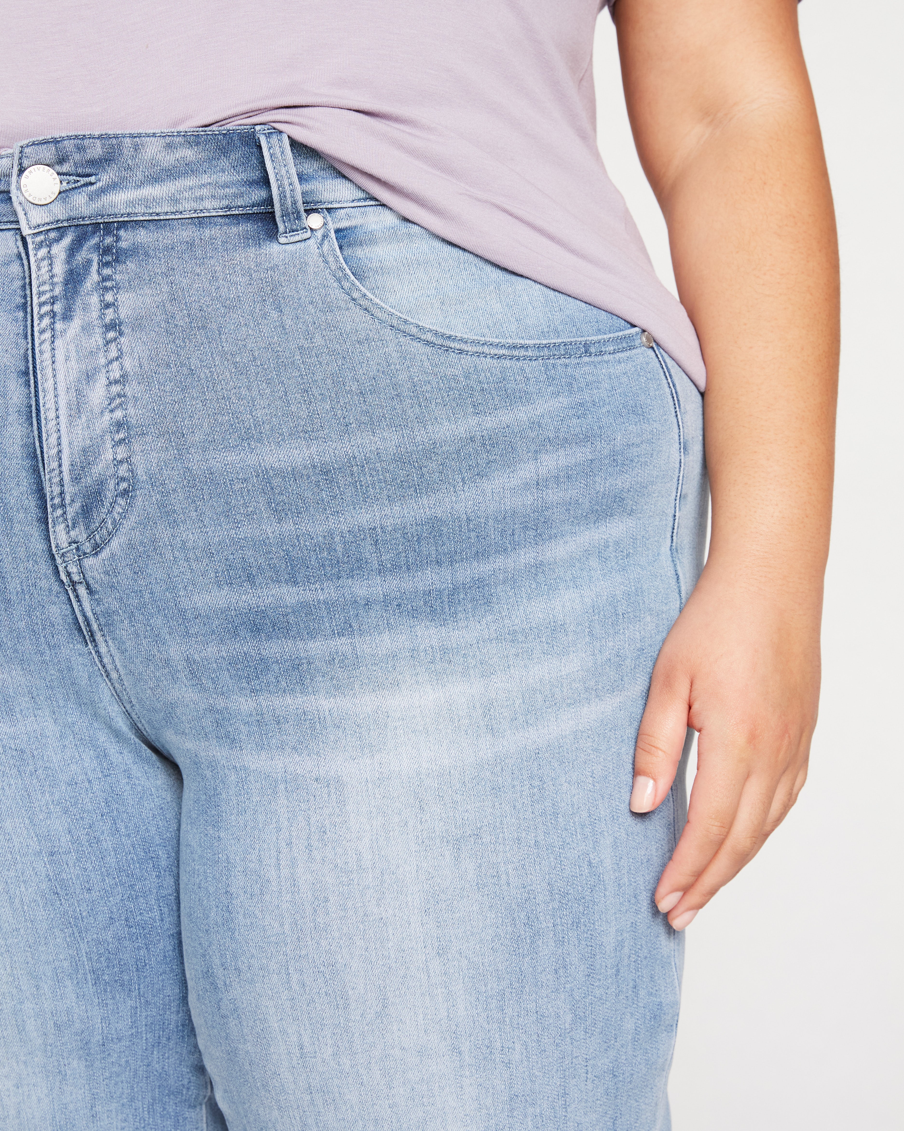 Bae Boyfriend Crop Jeans - Light Blue - Image 3