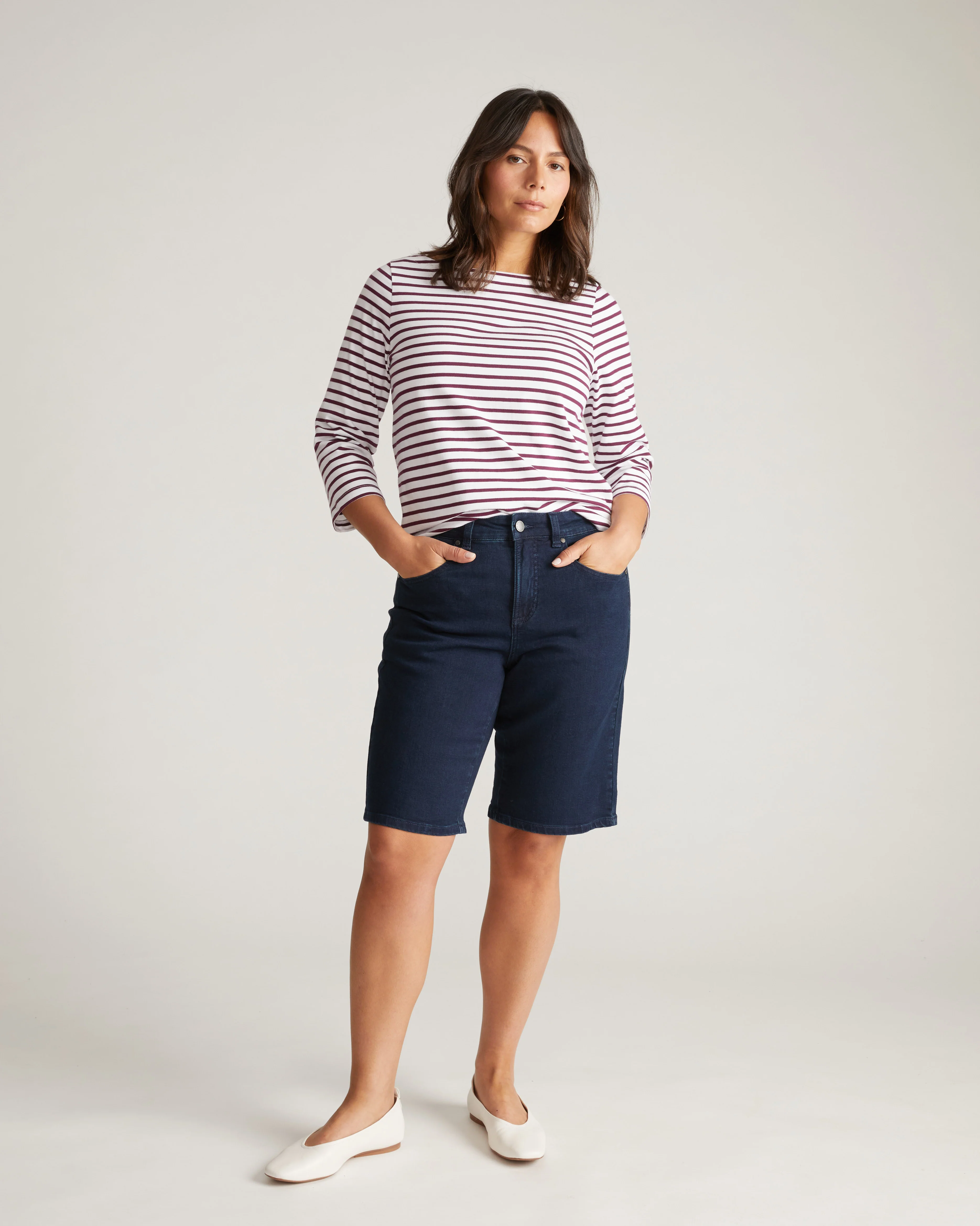 Bae Denim Shorts - Dark Indigo