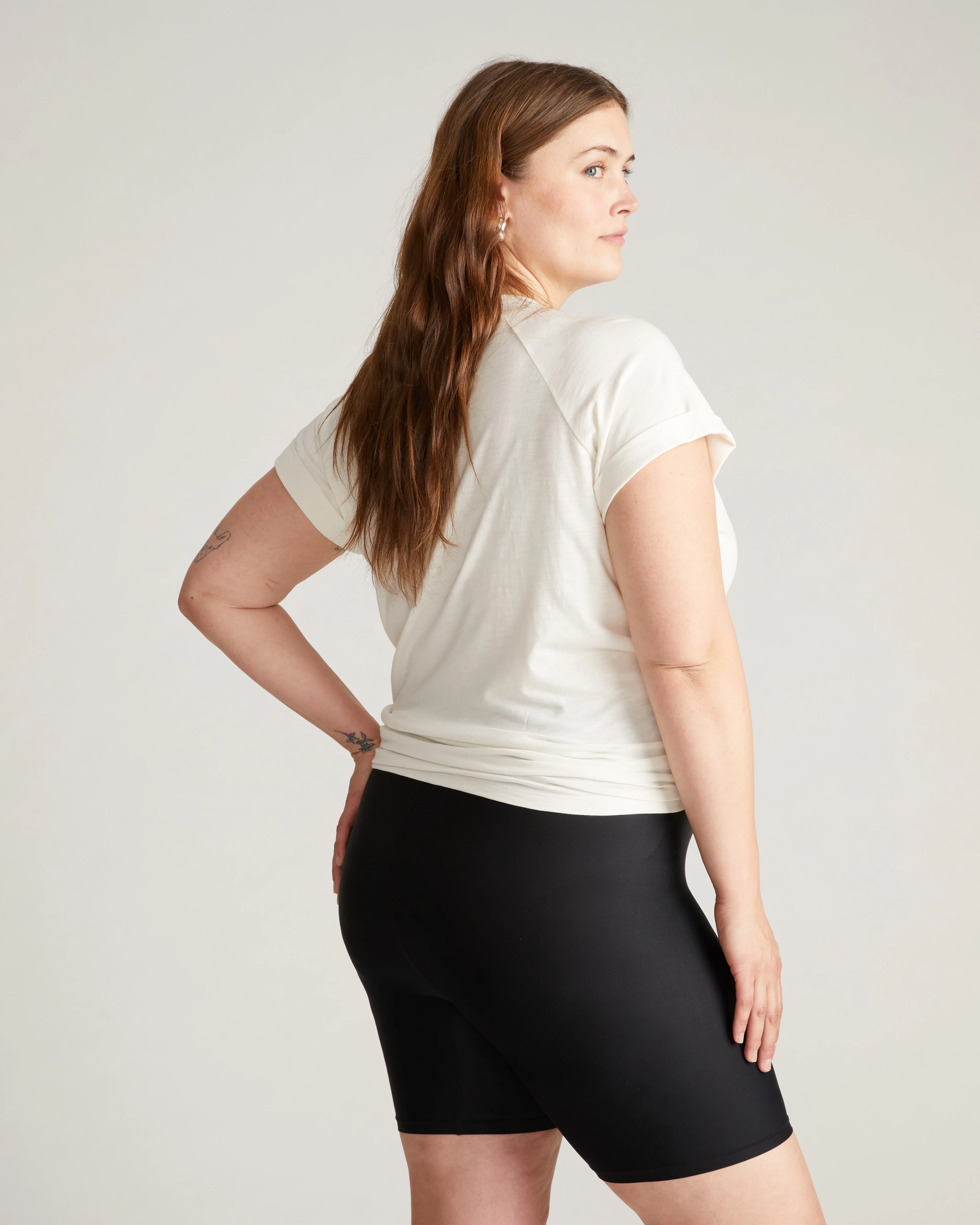 Barely-There Slip Shorts - Black - Image 3