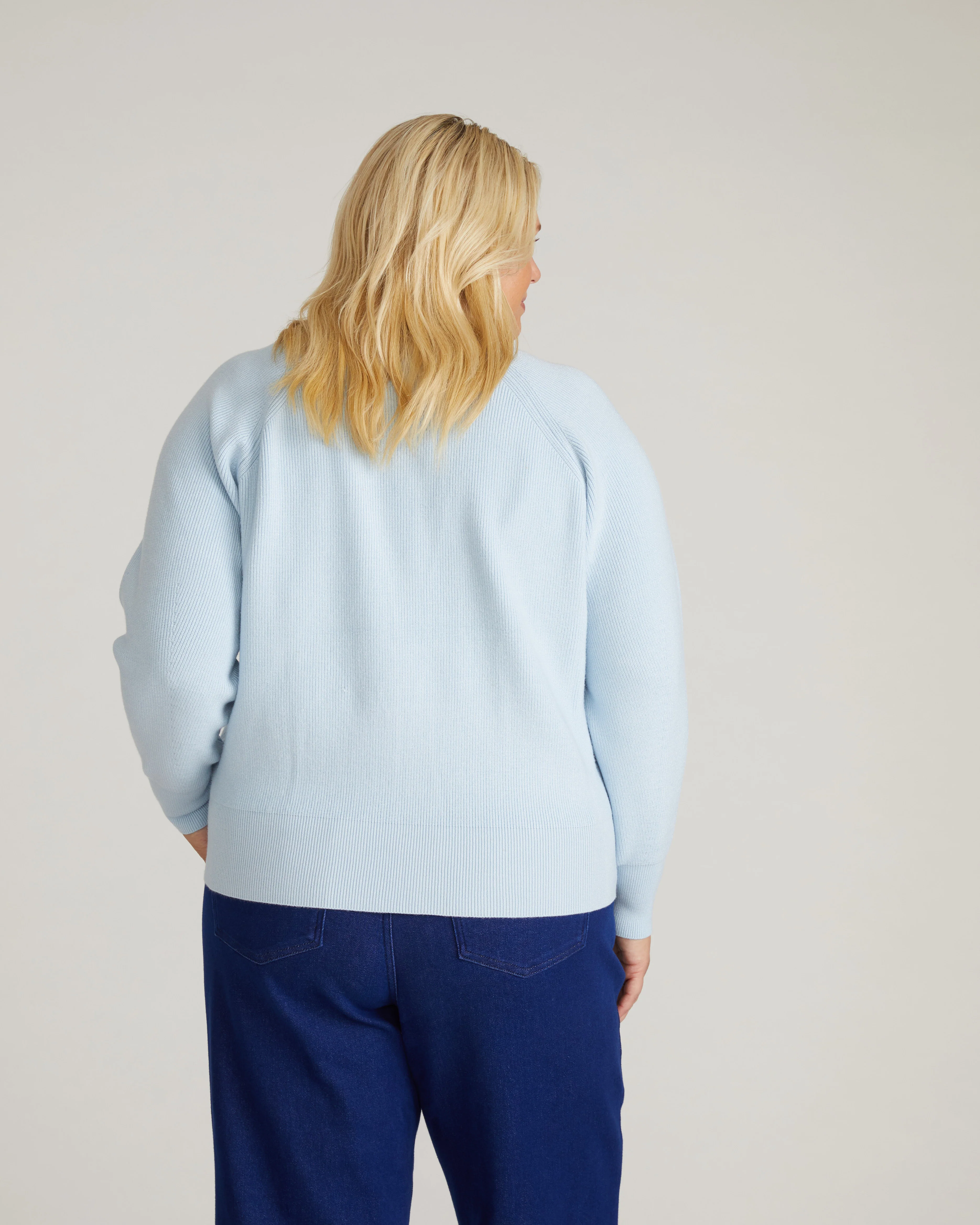 Better-Than-Wool Cardigan - Silver Blue - Image 5
