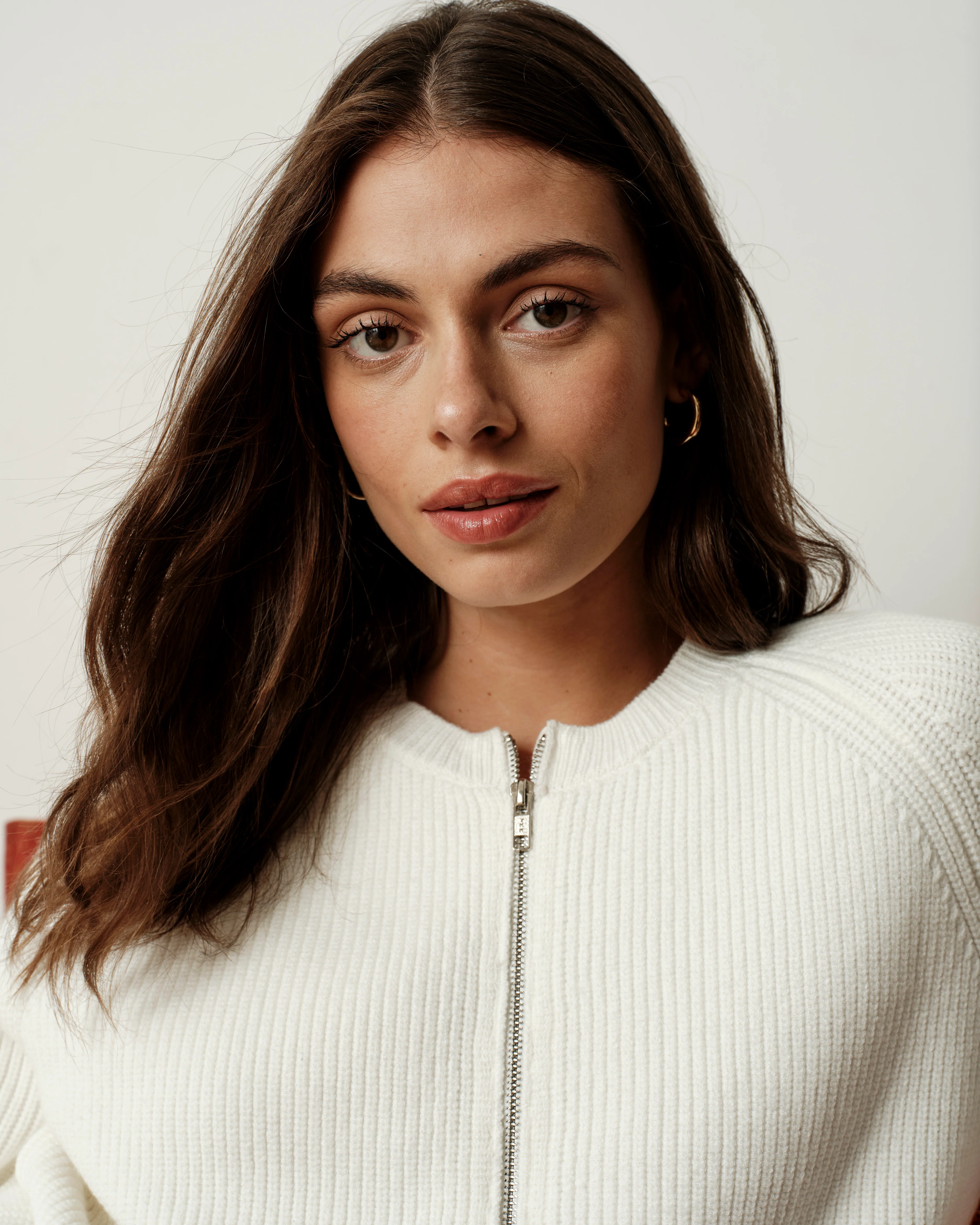 Better-Than-Wool Zip Cardigan - Cream - Image 2