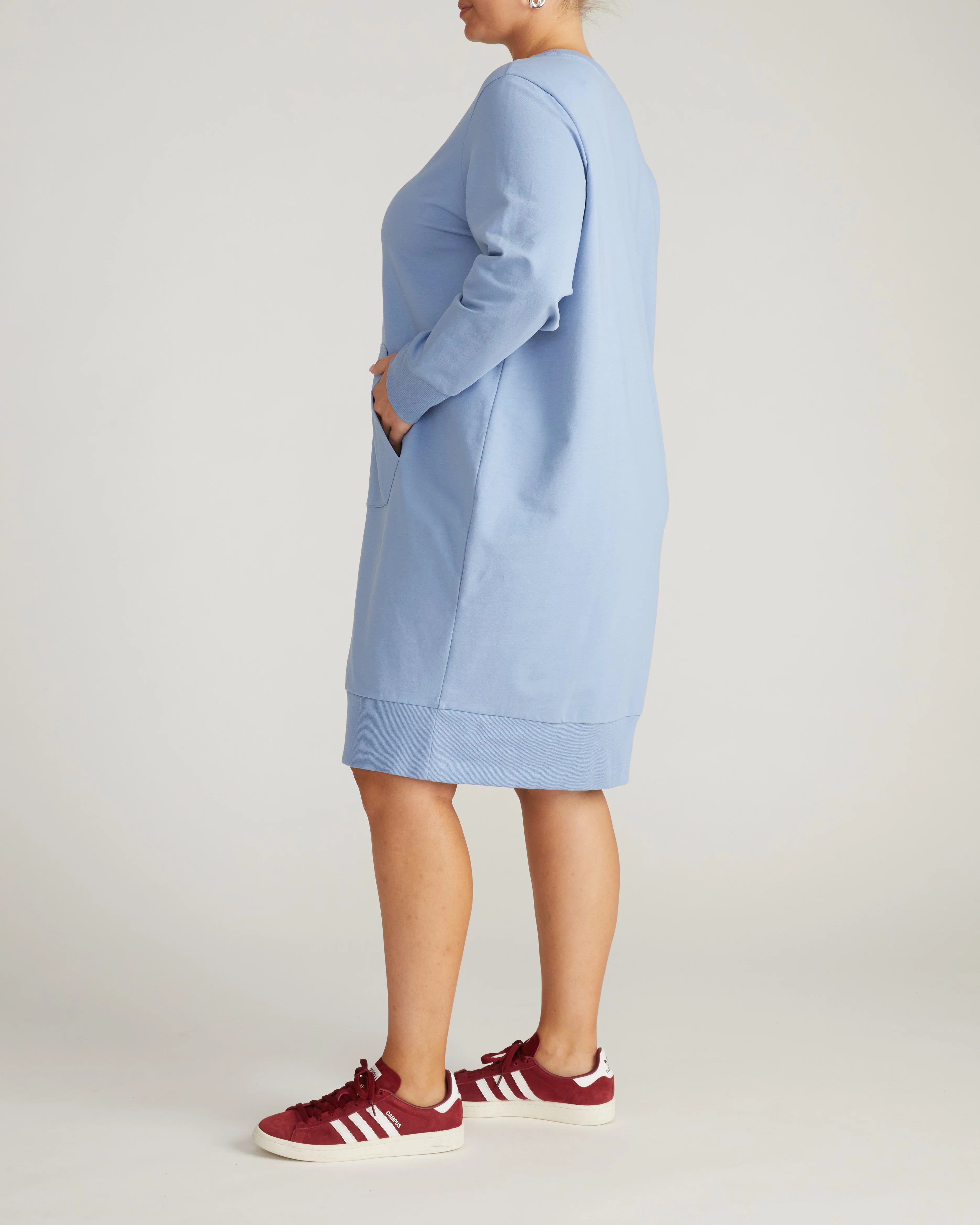 Bree Sweatshirt Dress - Graceful Blue - Image 6