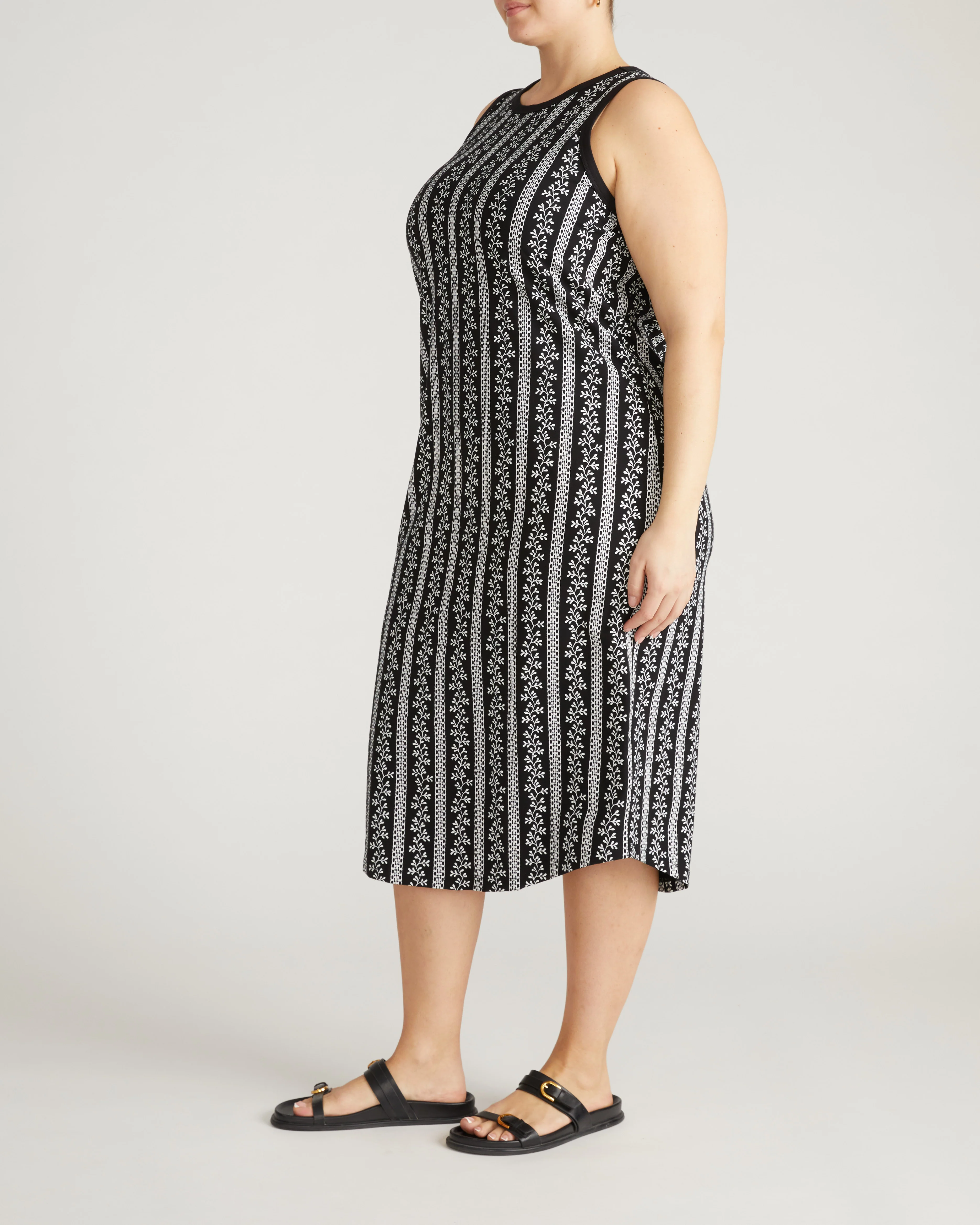 Cai High Neck Tank Dress - Florentine Print - Image 5