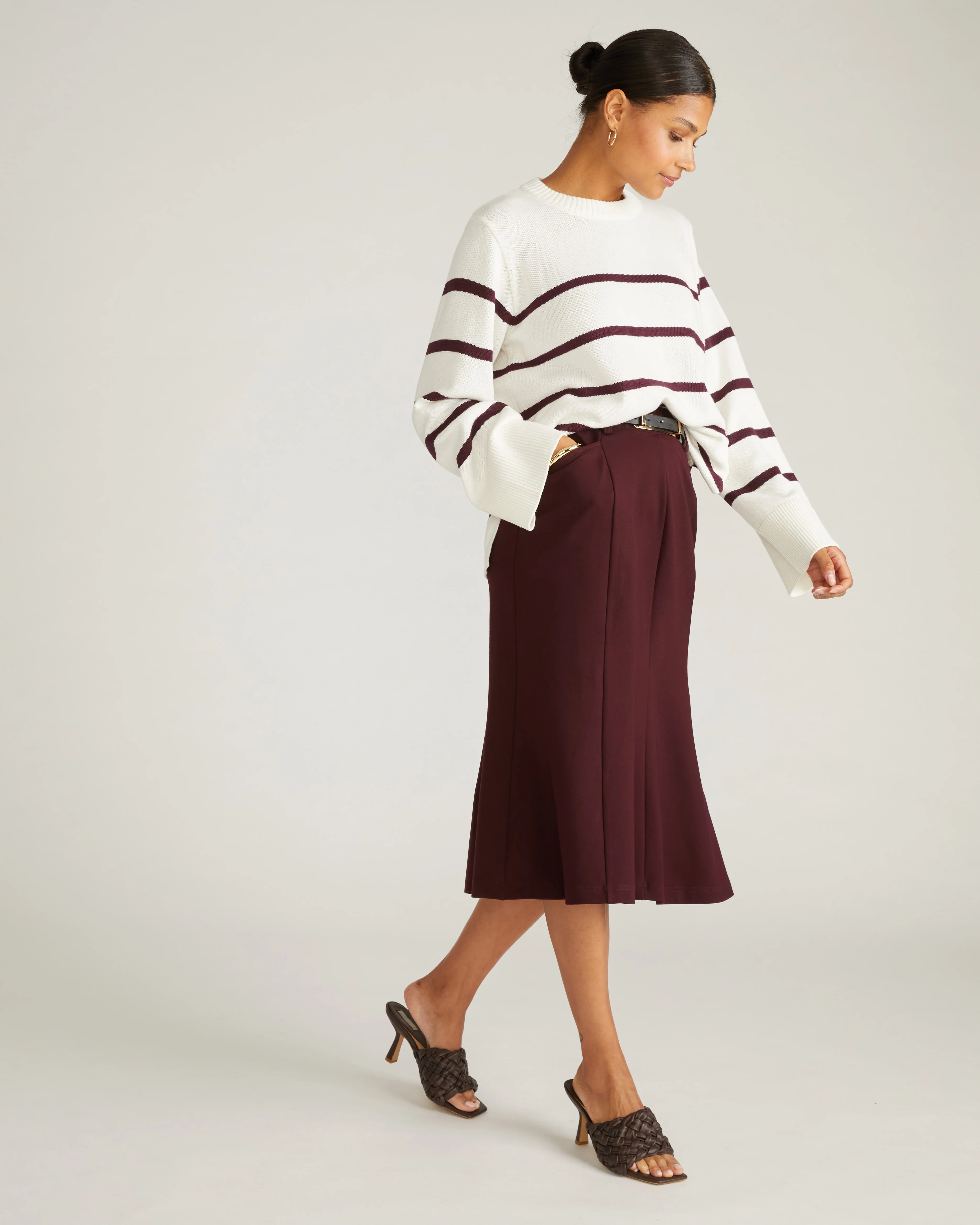 Carla Ponte Skirt - Black Cherry - Image 3