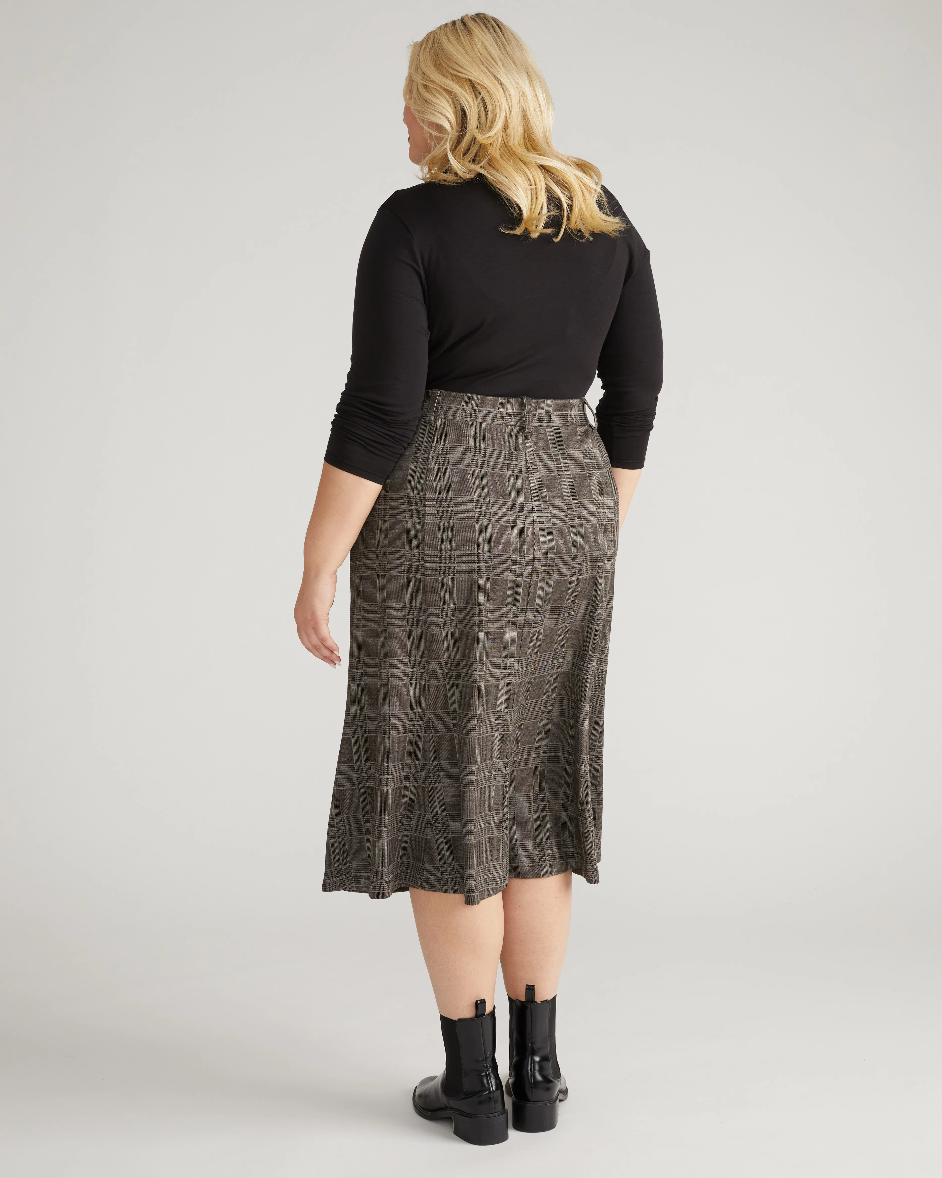 Carla Ponte Skirt - British Plaid - Image 4