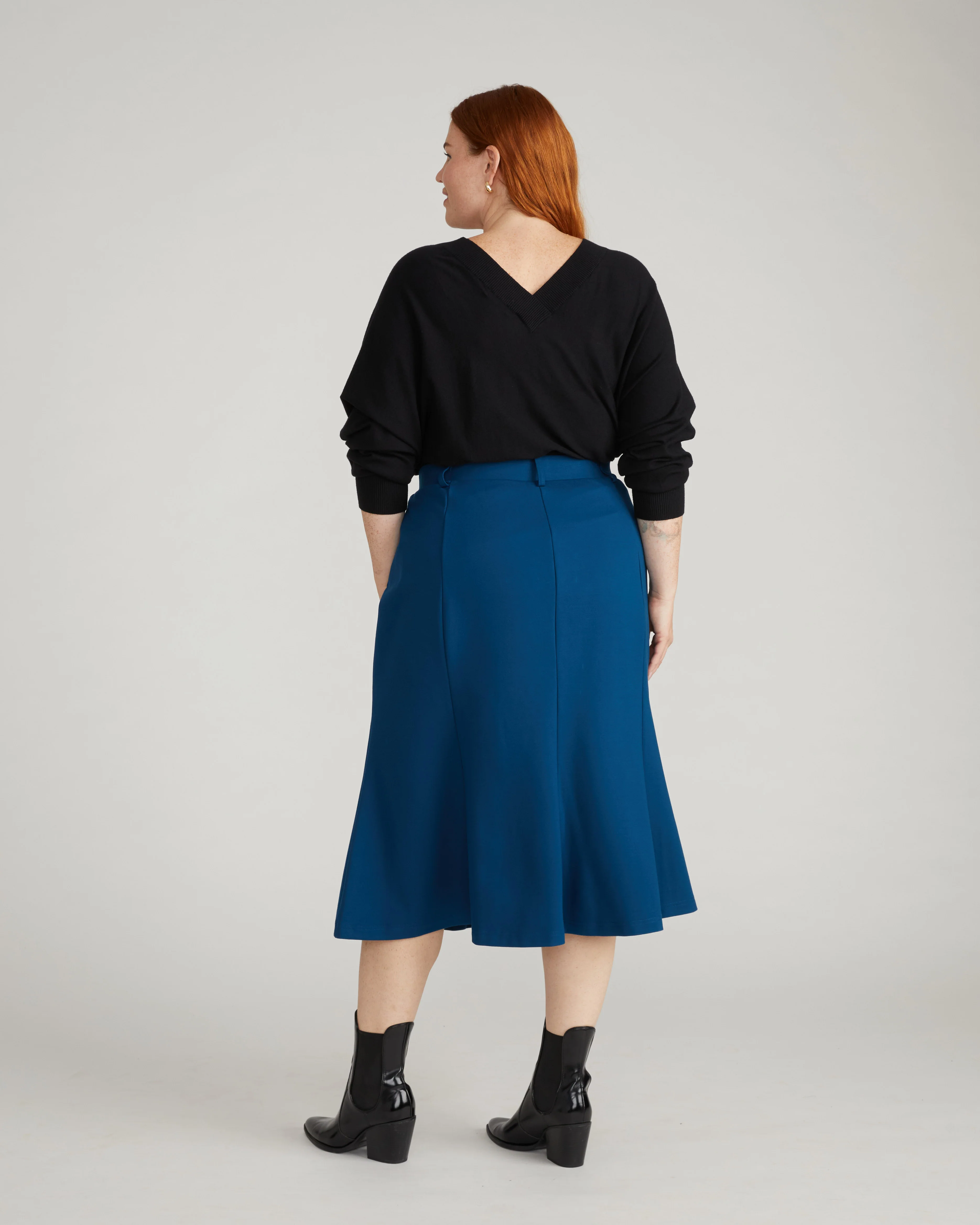 Carla Ponte Skirt - Deep Teal - Image 3