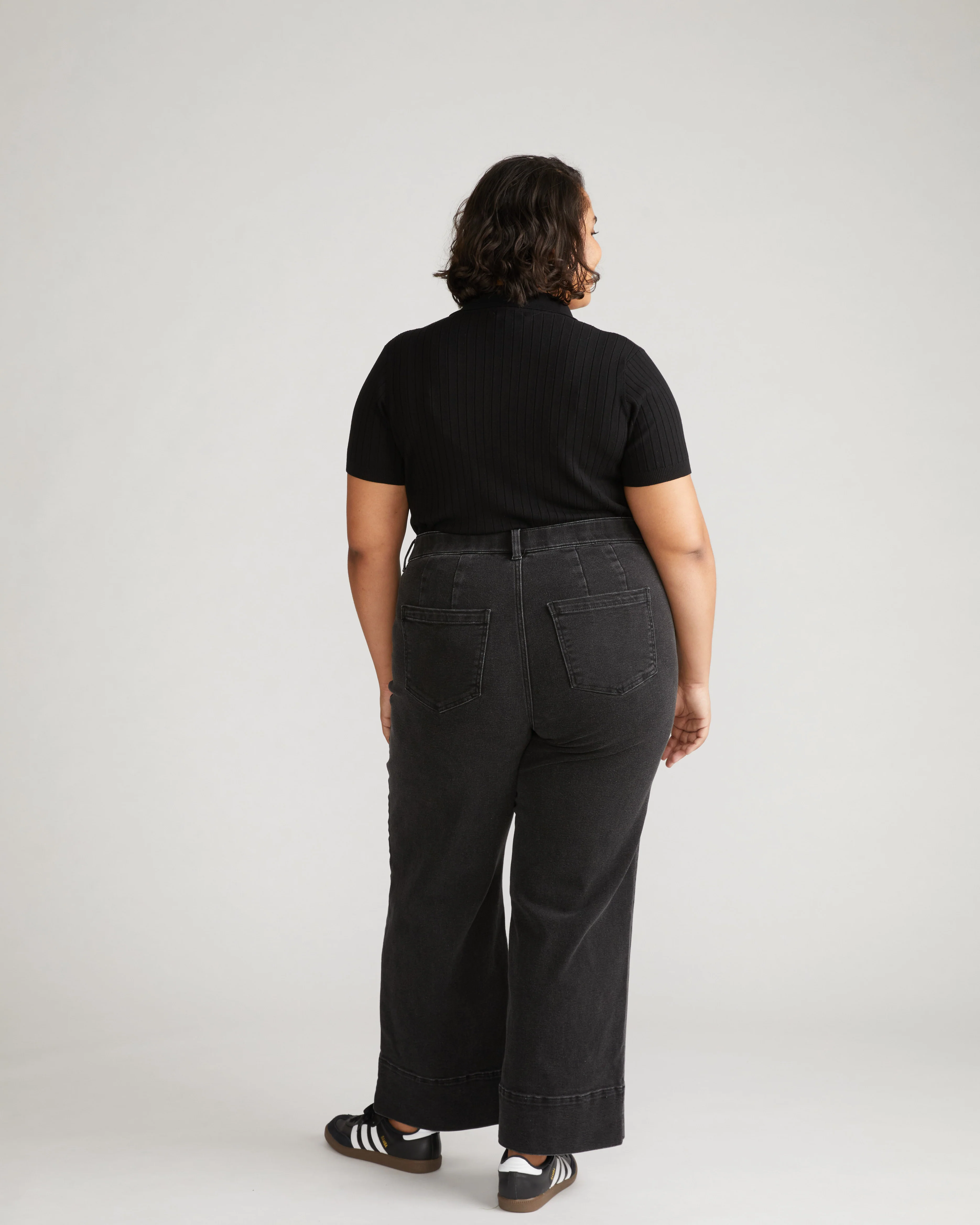 Carol High Rise High Stretch Jeans - Broken Black - Image 4