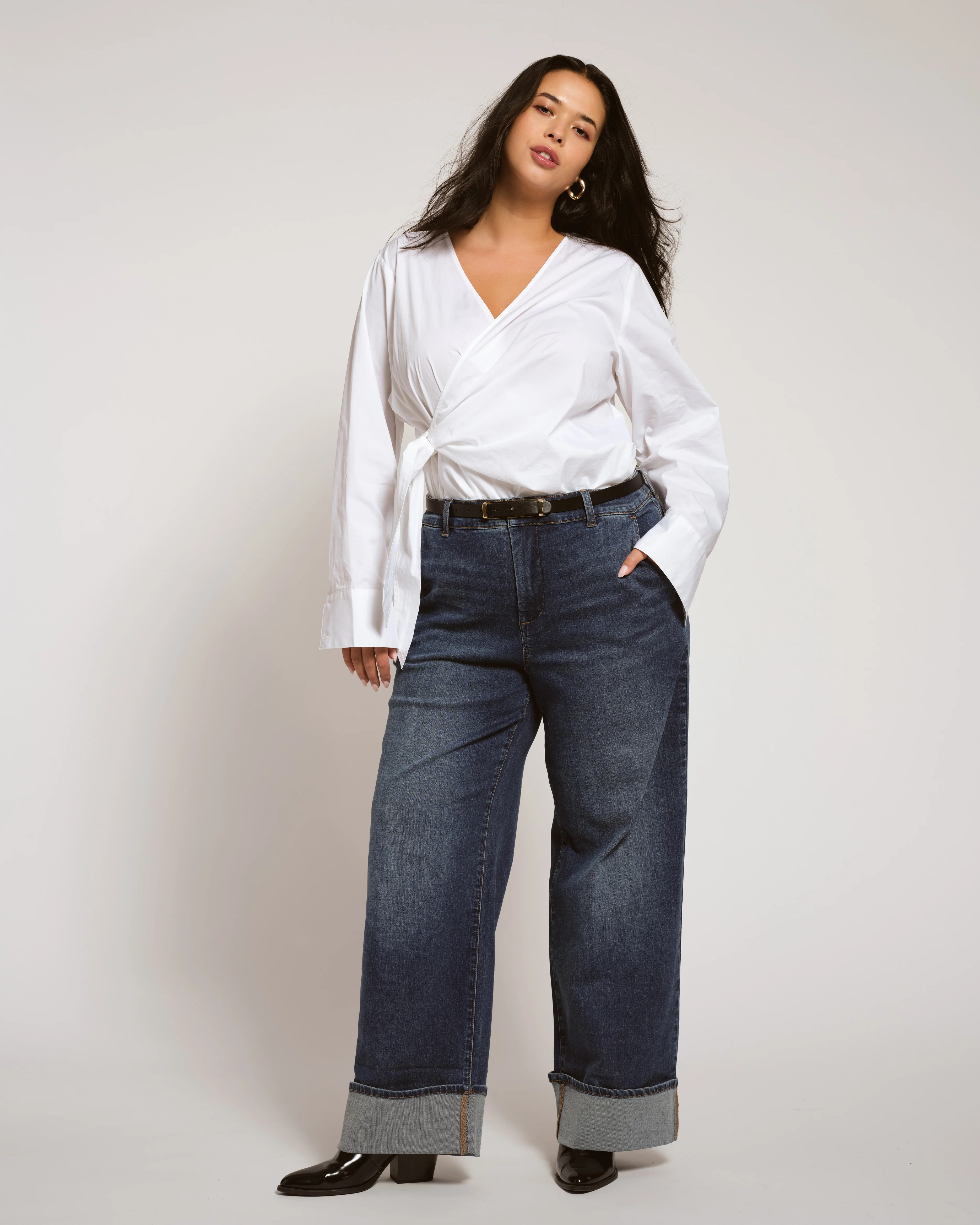 Carol High Rise High Stretch Jeans - Saint Lawrence Blue - Image 7