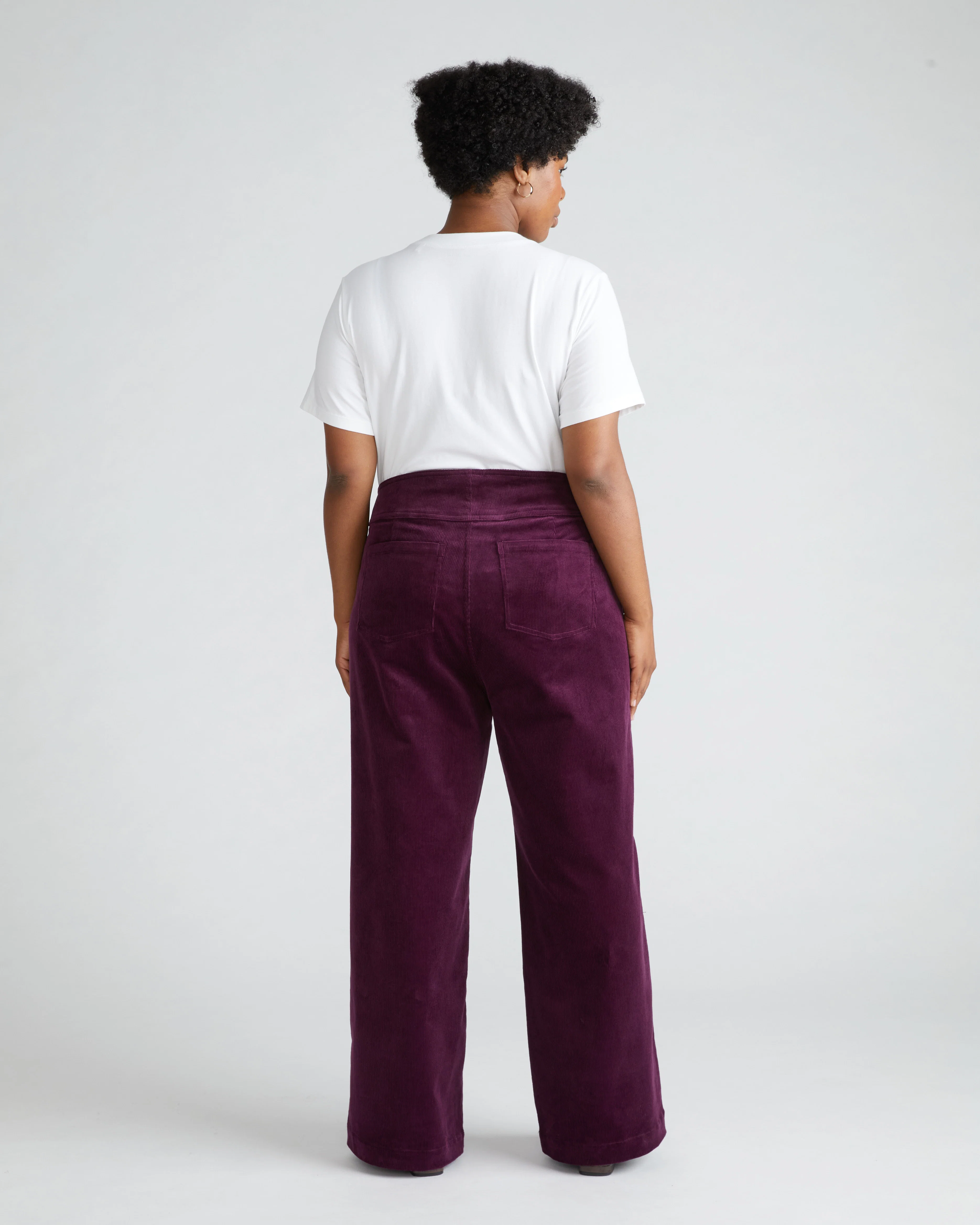 Charlie High Rise Sailor Cords - Gamay - Image 2