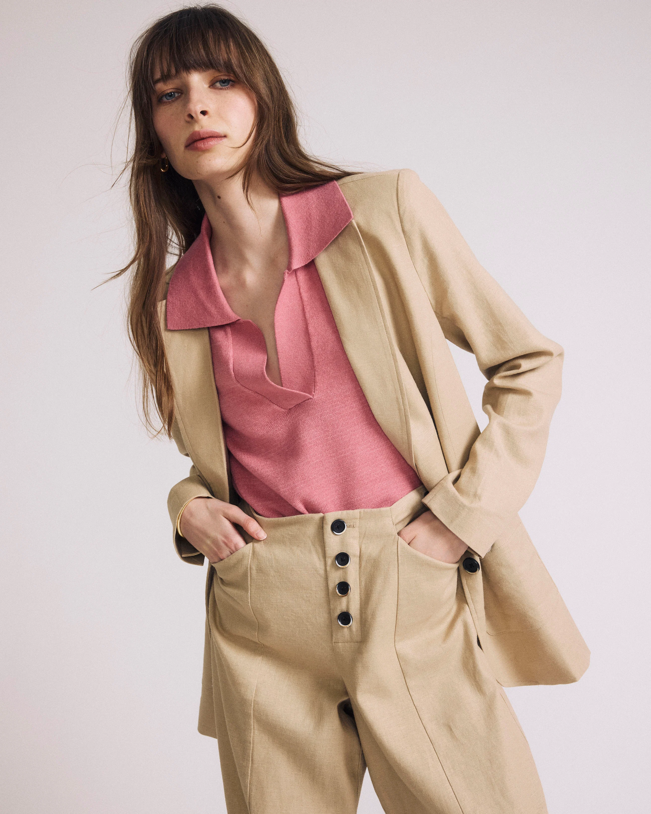 Coastal Linen Pants - Danish Coffee - Image 2