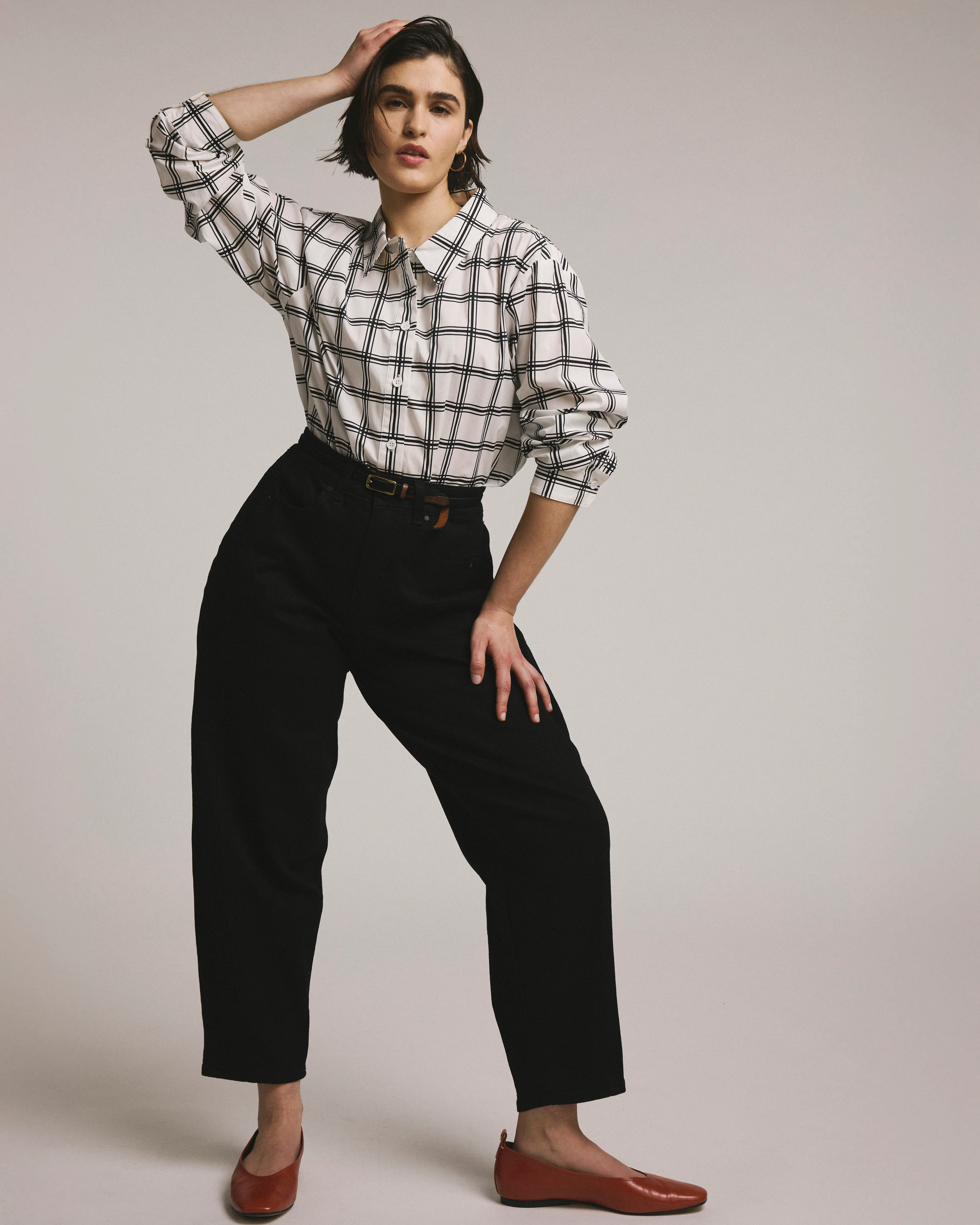 Dakota Twisted Leg Jeans - Jet Black - Image 6