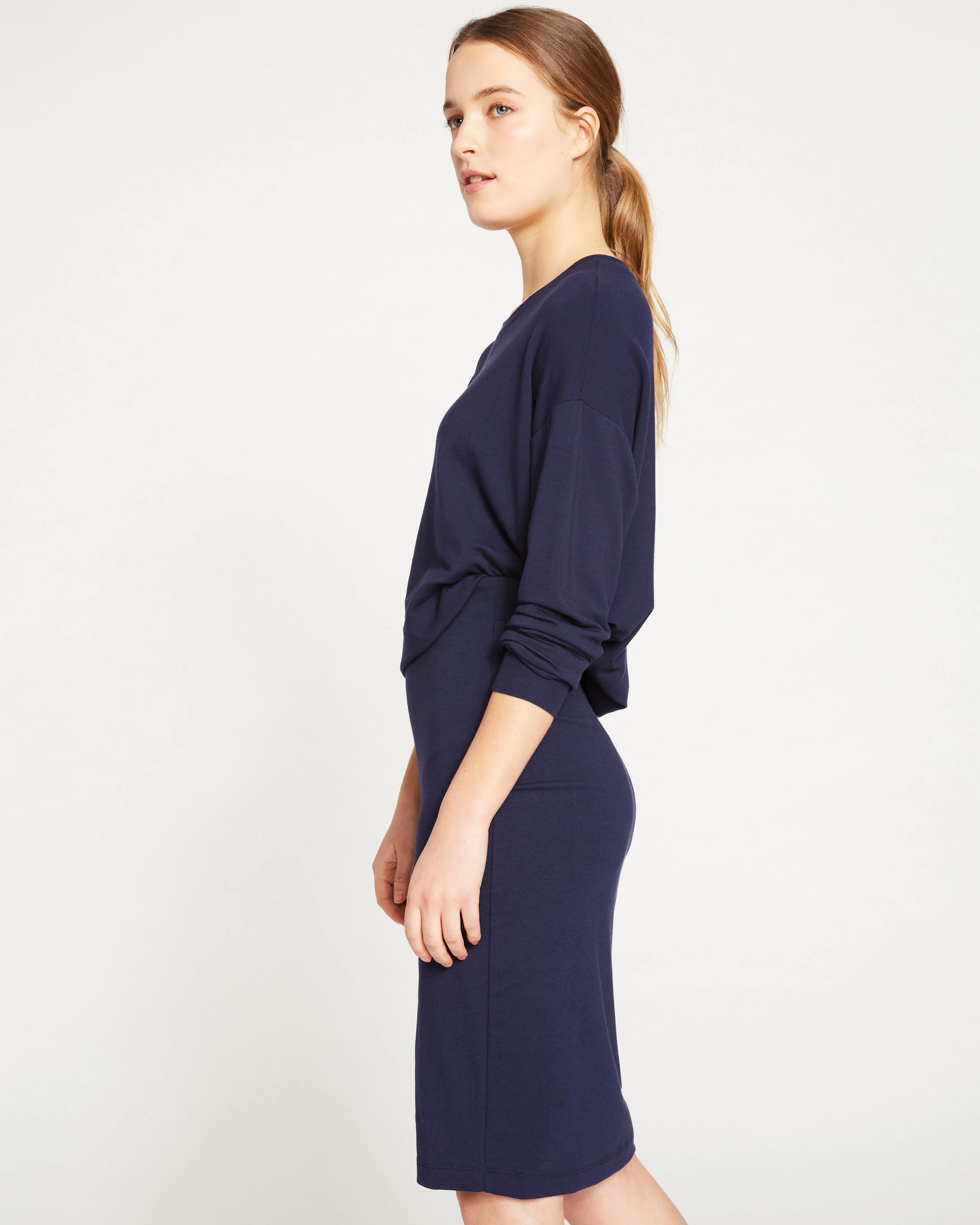 Danube Jersey Skirt - Midnight - Image 4