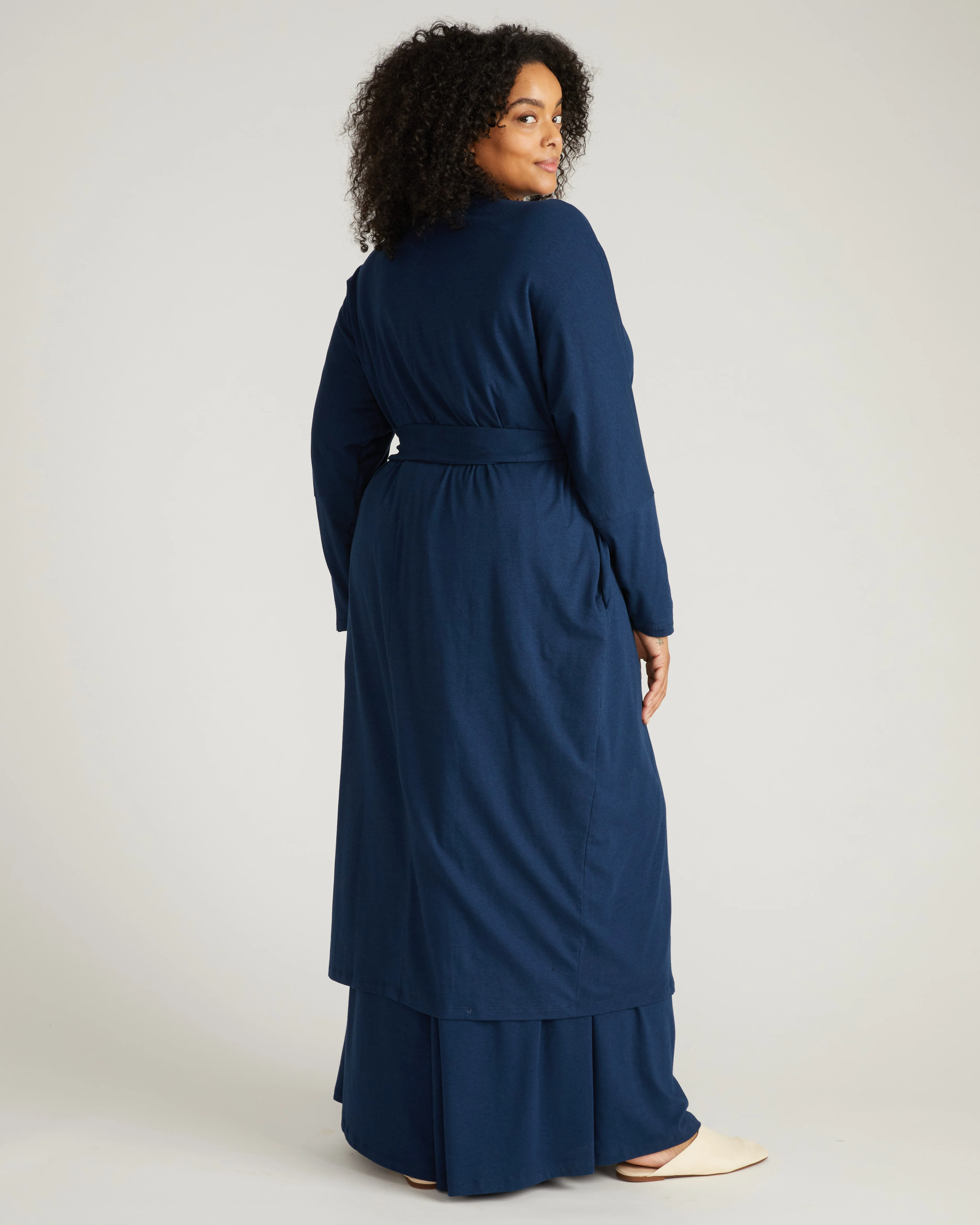Daphne Lounge Robe - Pageant Blue - Image 3