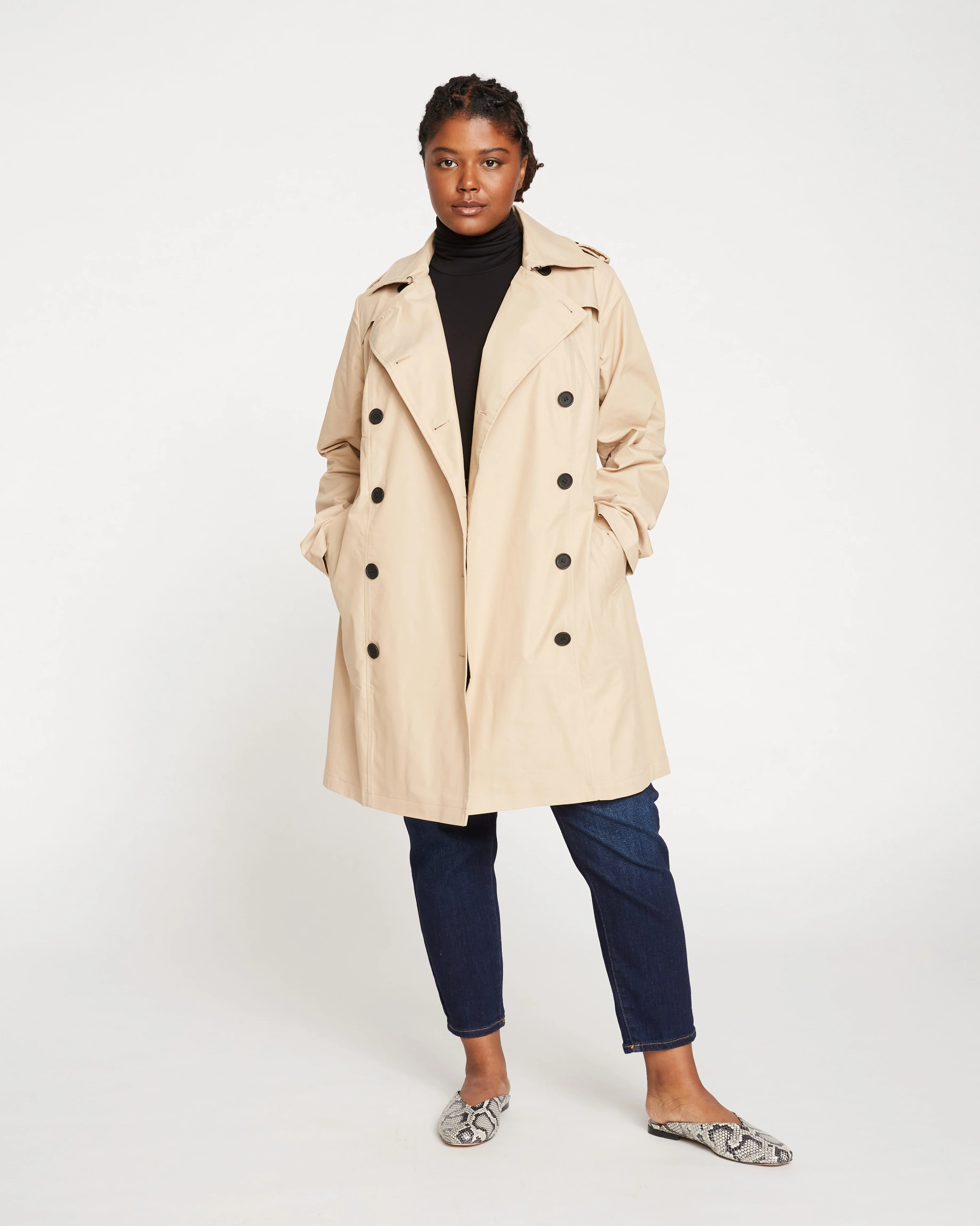 Derjon Trench Coat - Khaki - Image 10