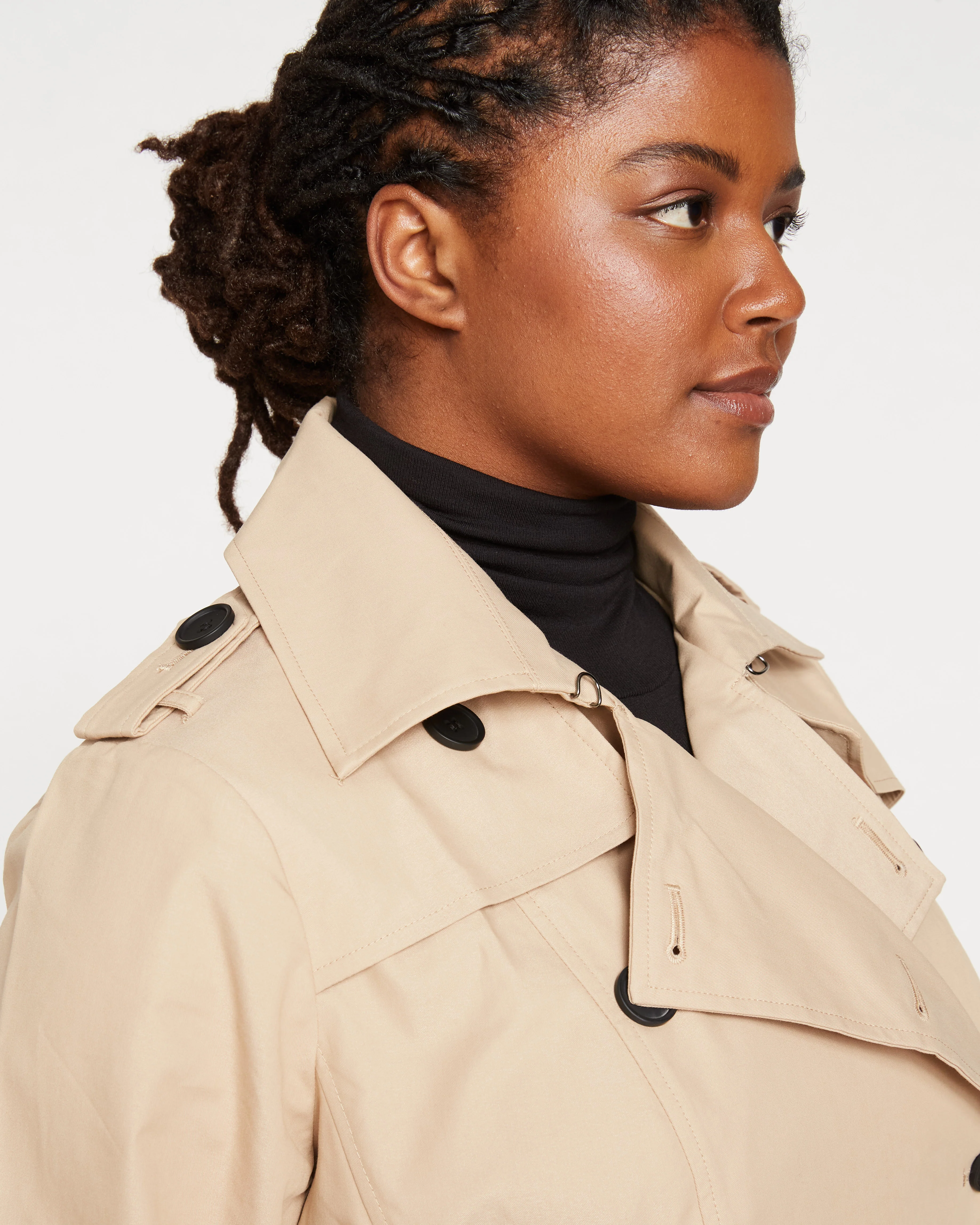 Derjon Trench Coat - Khaki - Image 11