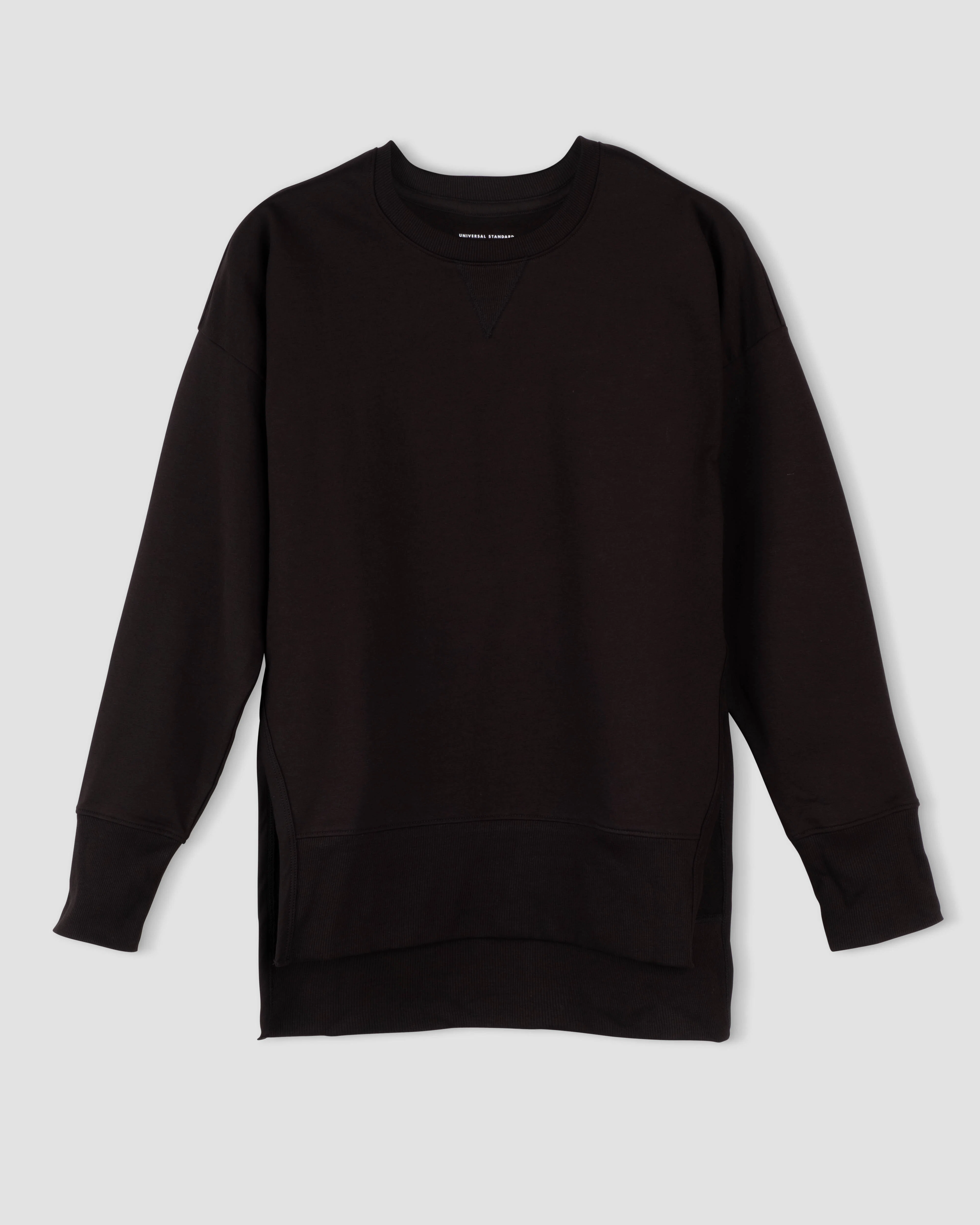 Fiona Side Slit Sweatshirt - Black - Image 3