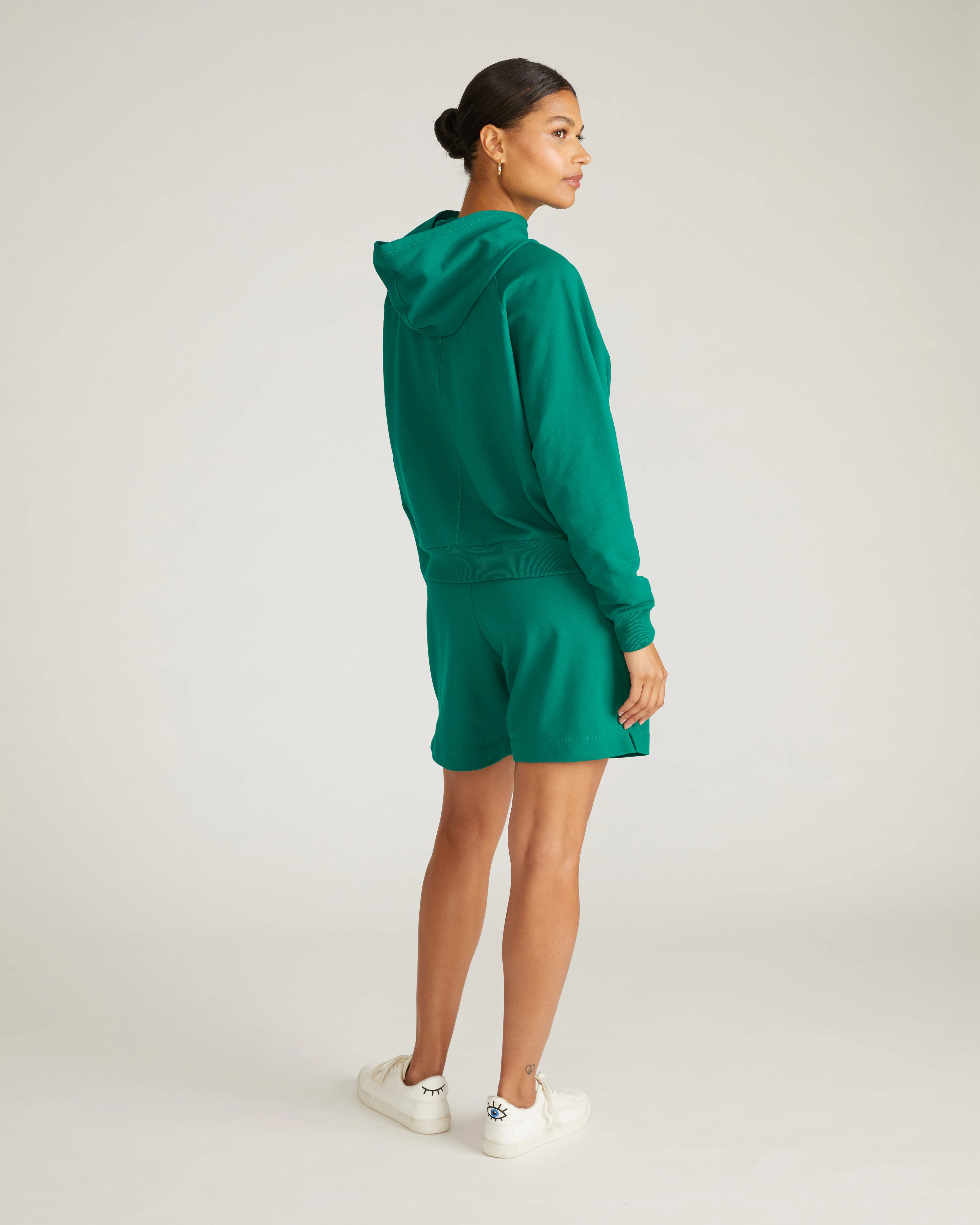 French Terry Pullover Hoodie - Aventurine - Image 3
