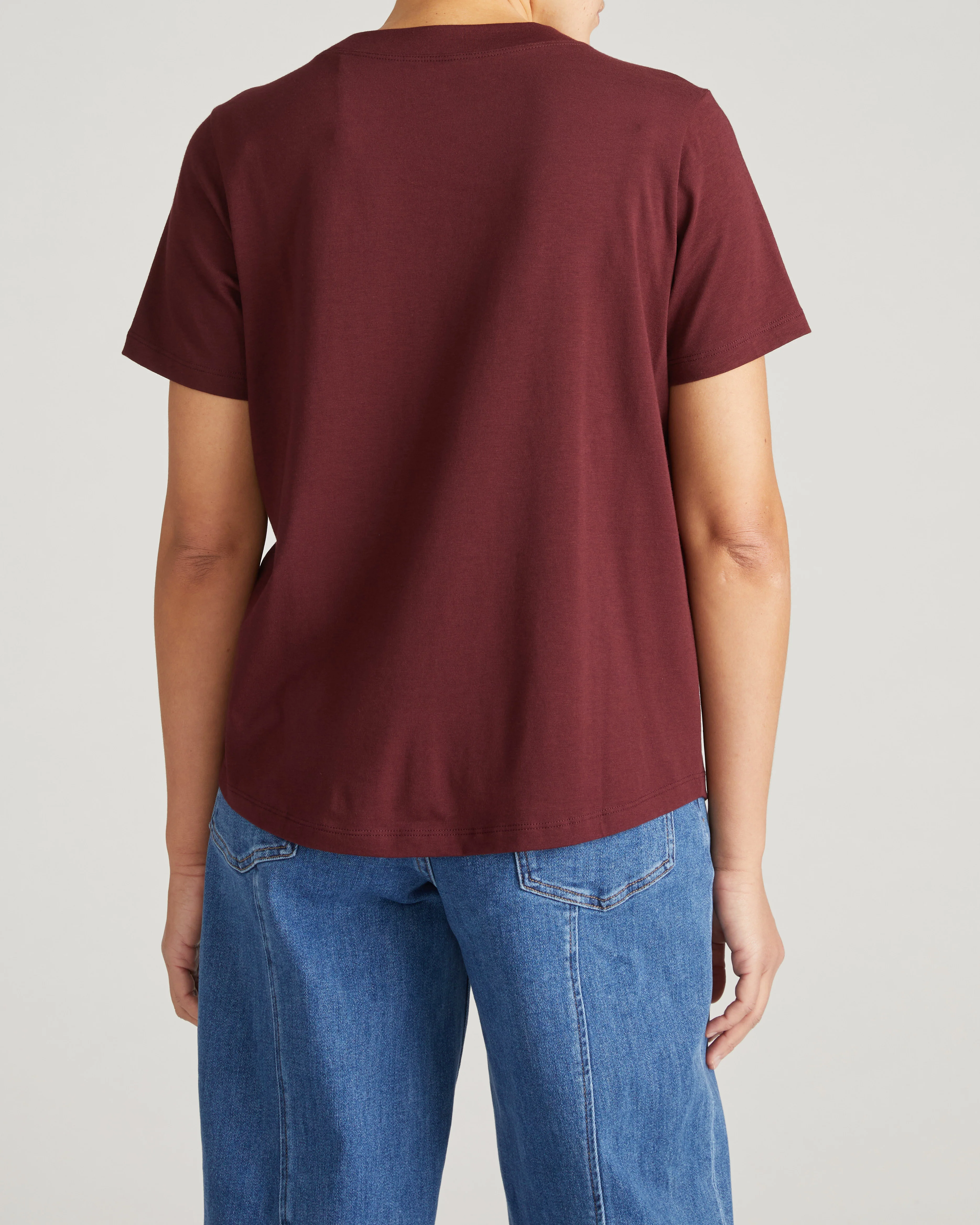 Garcon Tee - Black Cherry - Image 4