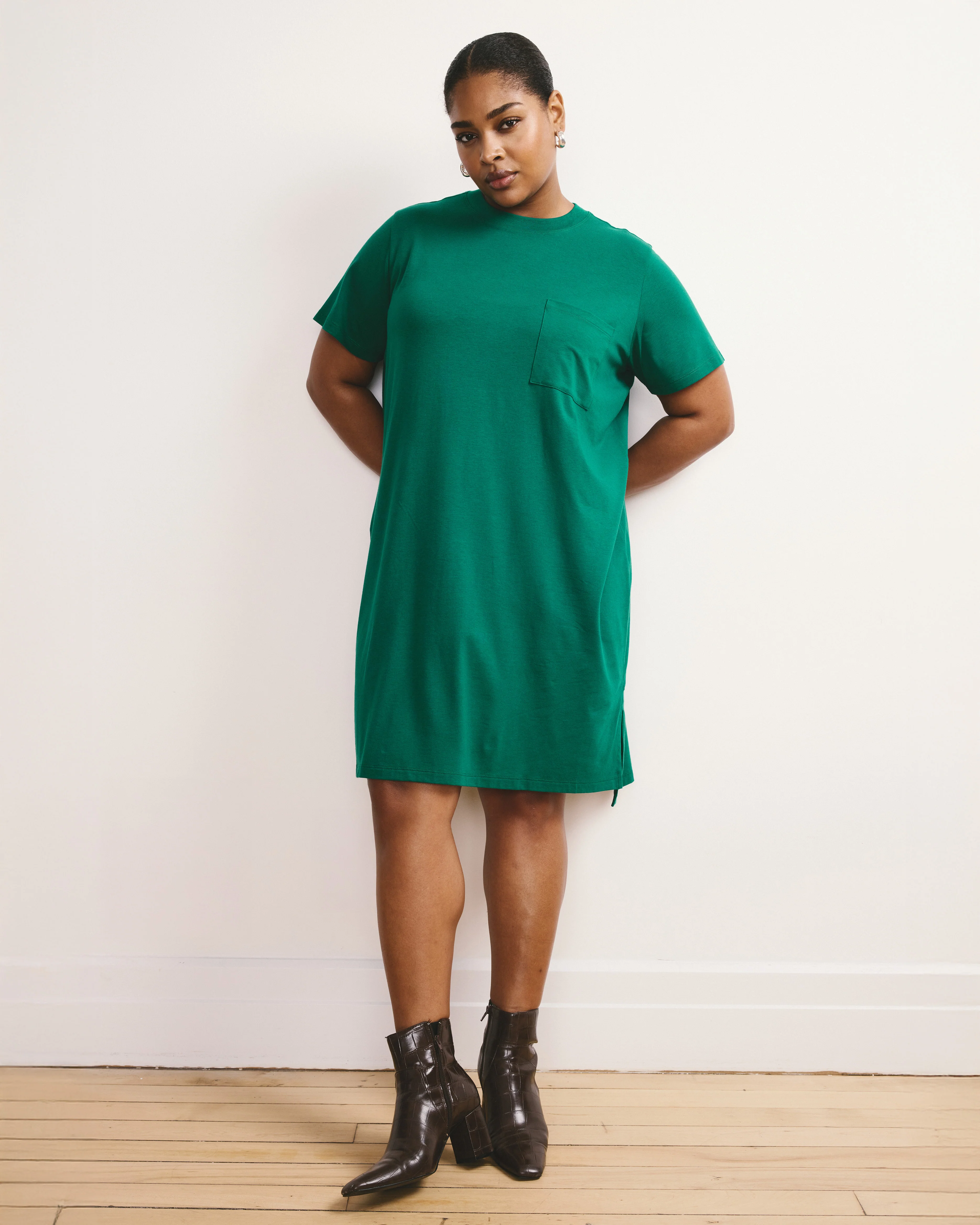 Garcon Tee Dress - Aventurine - Image 5