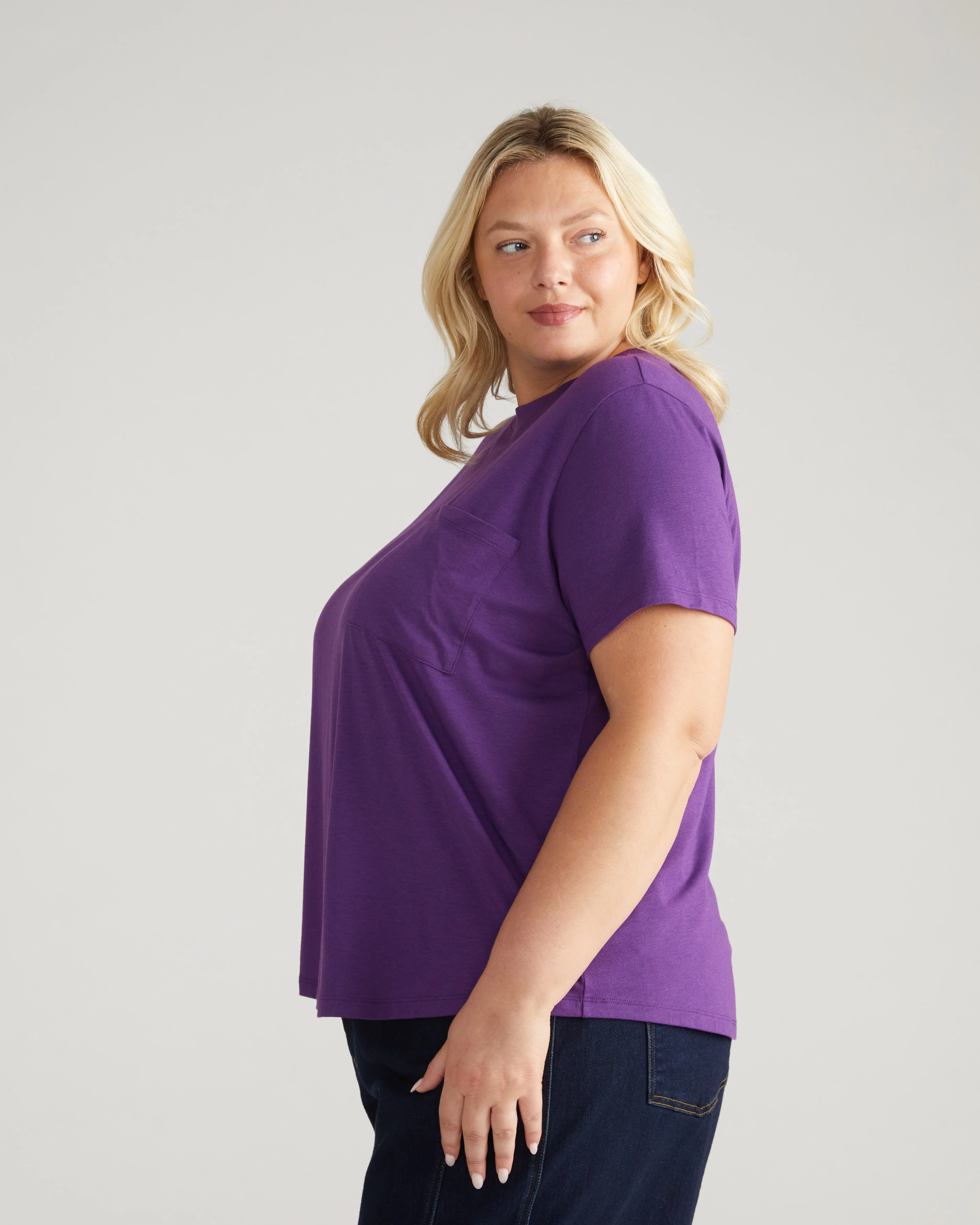 Garcon Tee - Grape - Image 2