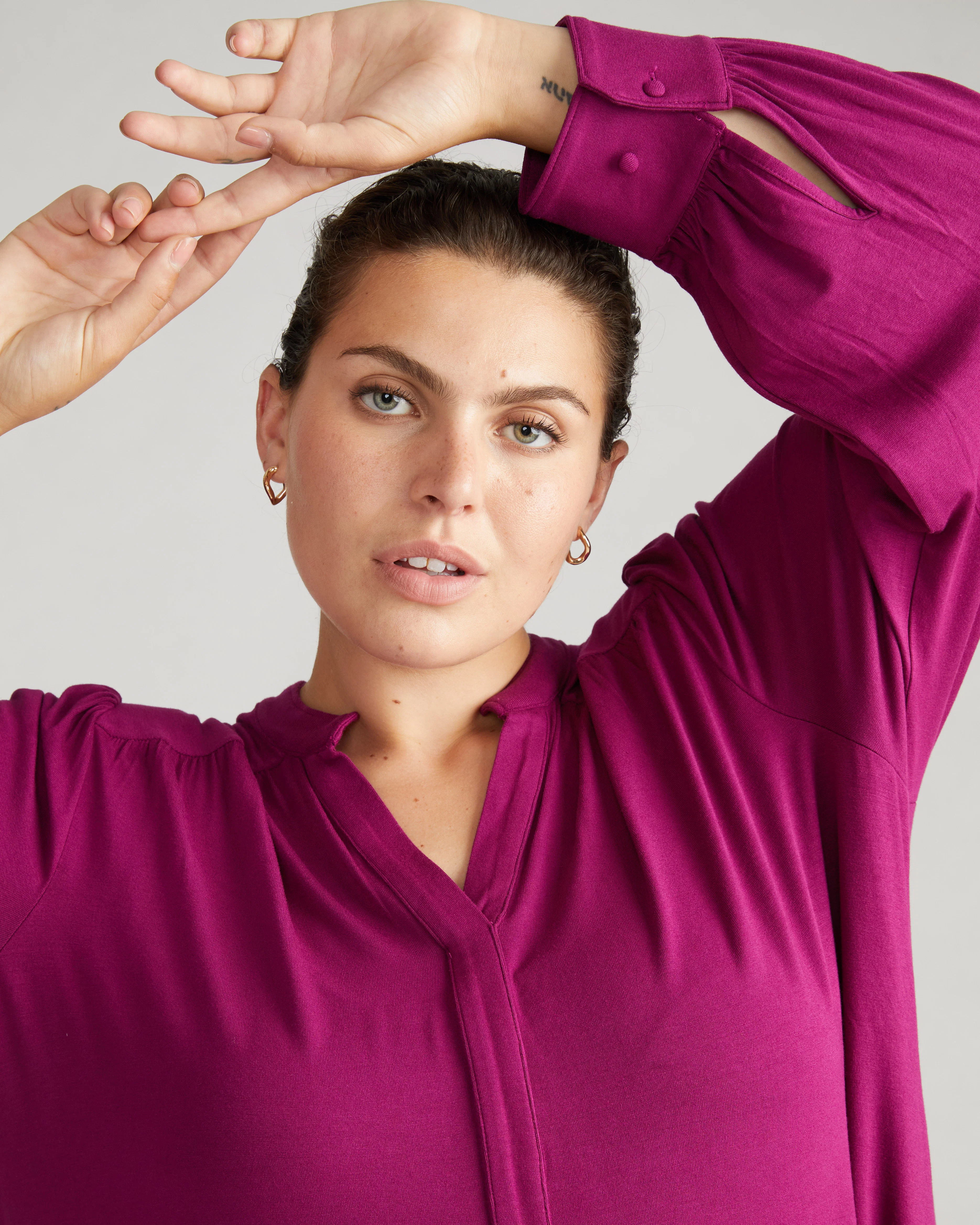 Gramercy Liquid Jersey Dress - Rothko Purple - Image 6