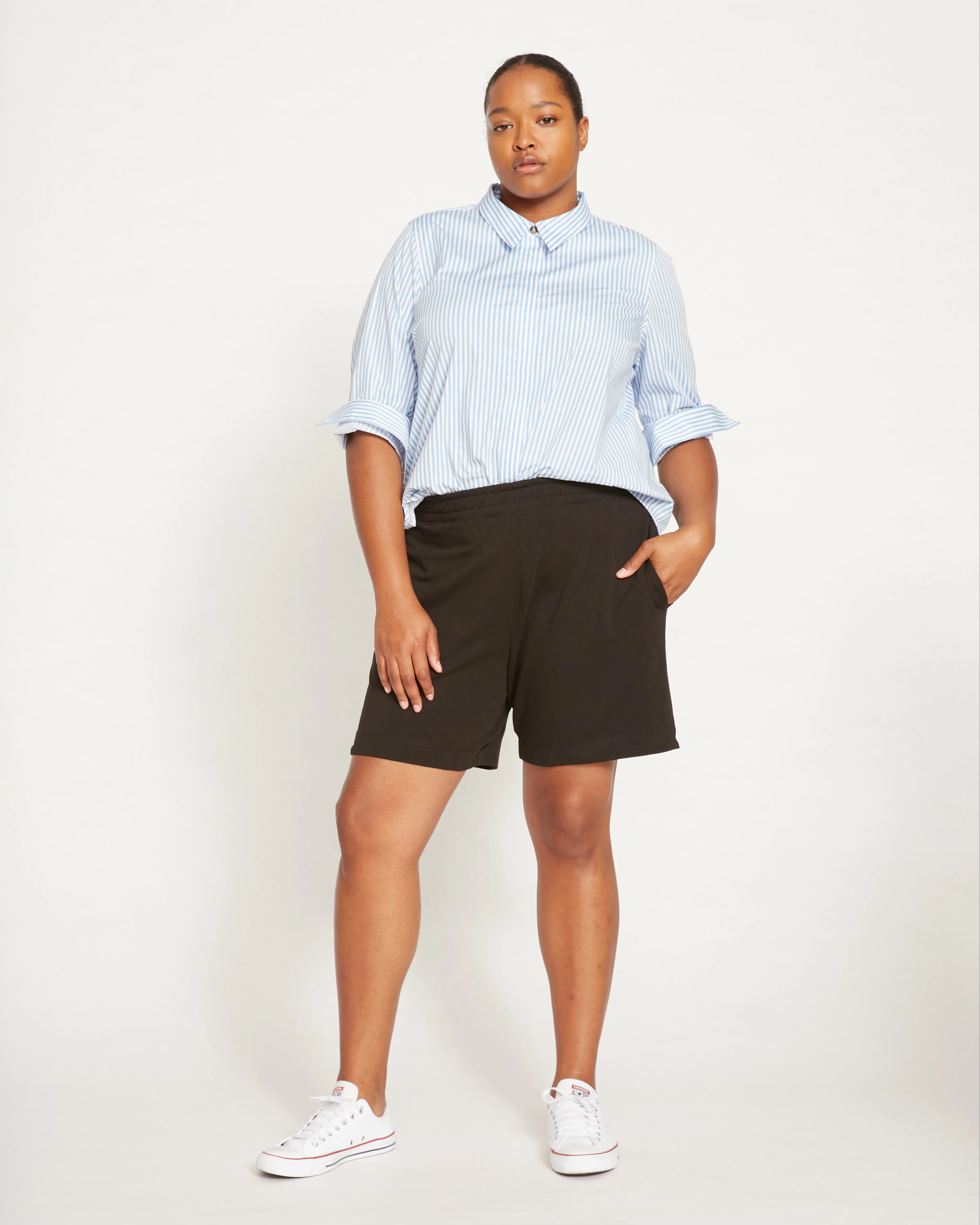 Hayes Sweatshorts - Black - Image 4
