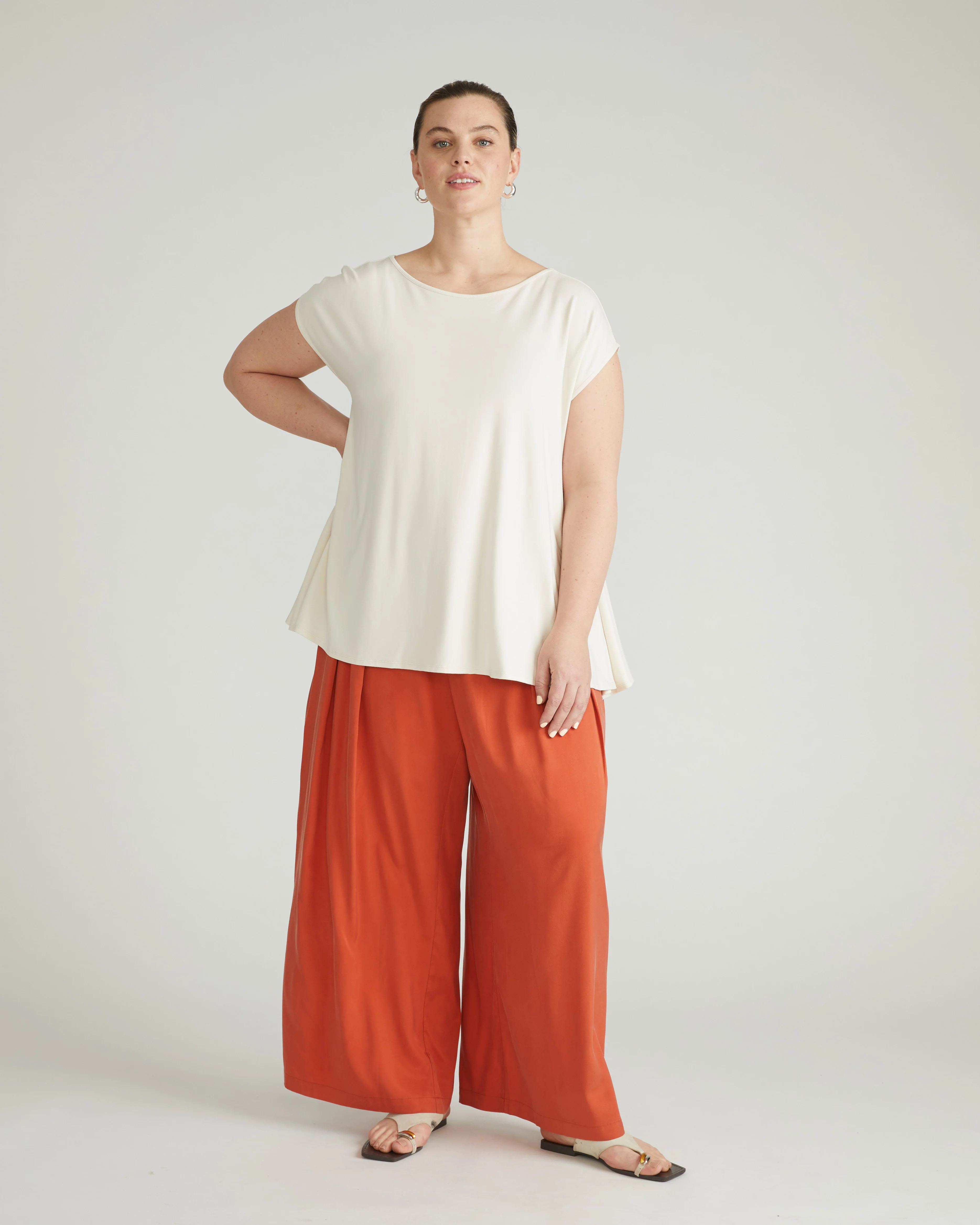 Heatwave Divine Jersey Flared Top - Vapor - Image 2