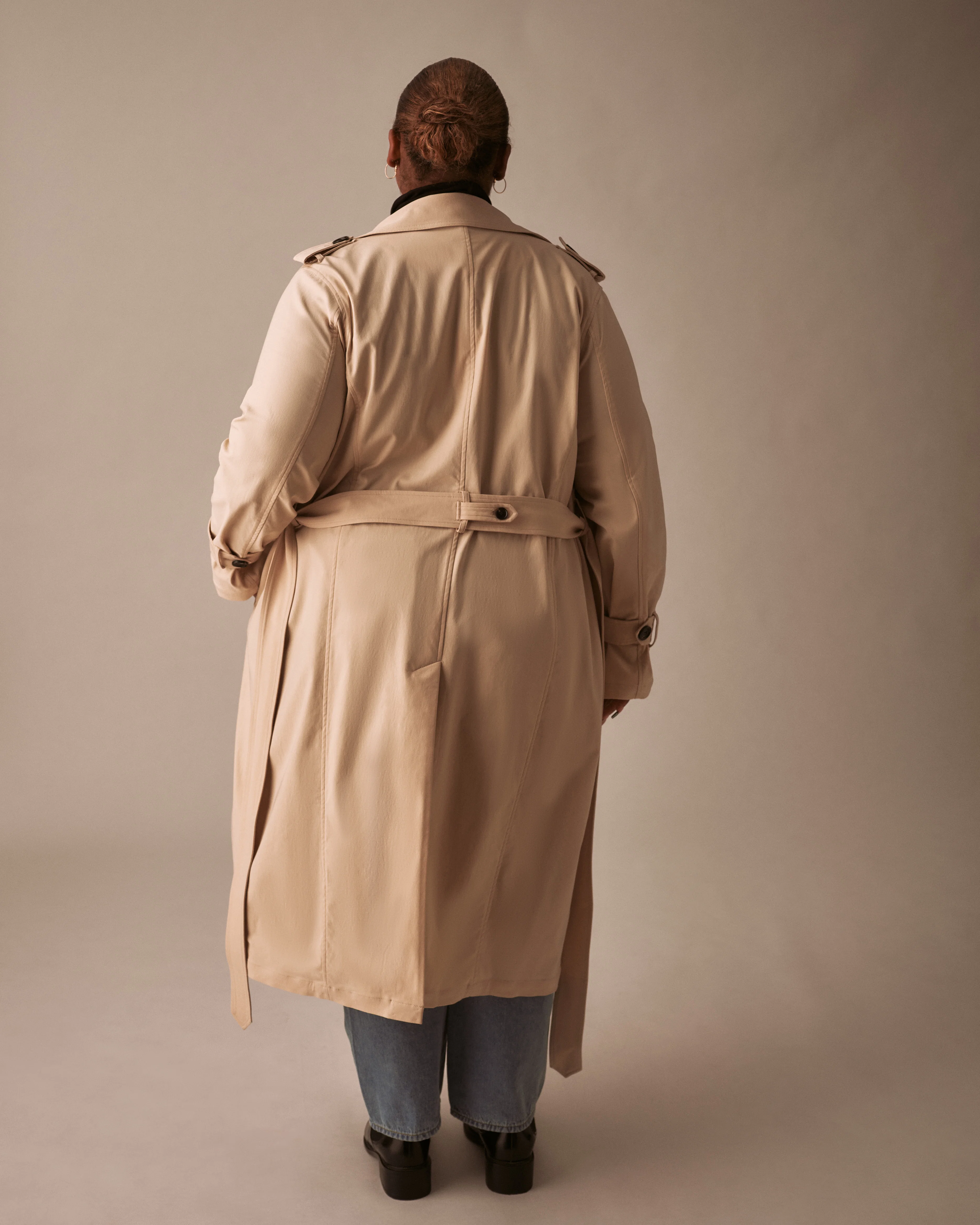 Henning x US Park Soft Trench - Birch - Image 8