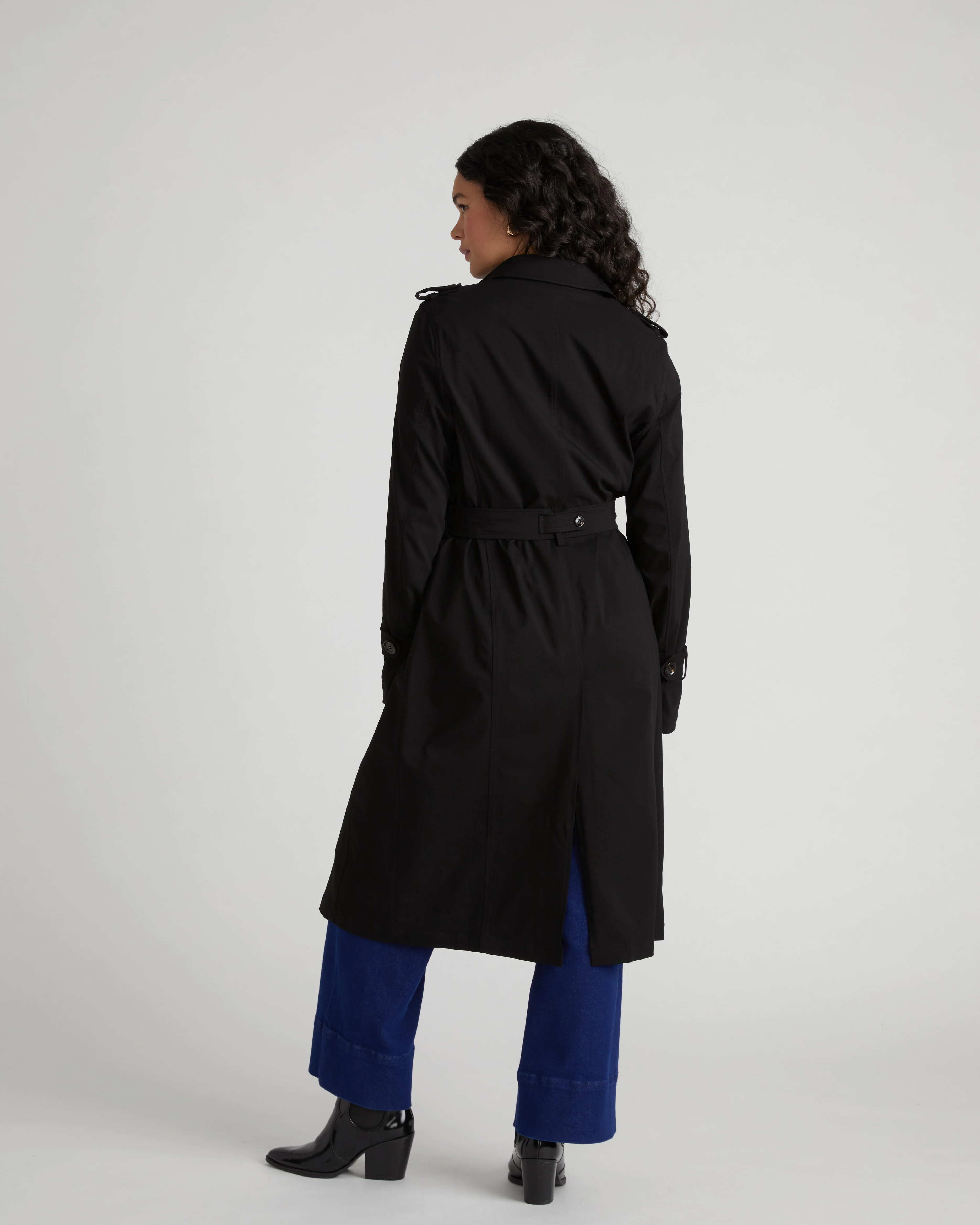 Henning x US Park Soft Trench - Black - Image 12