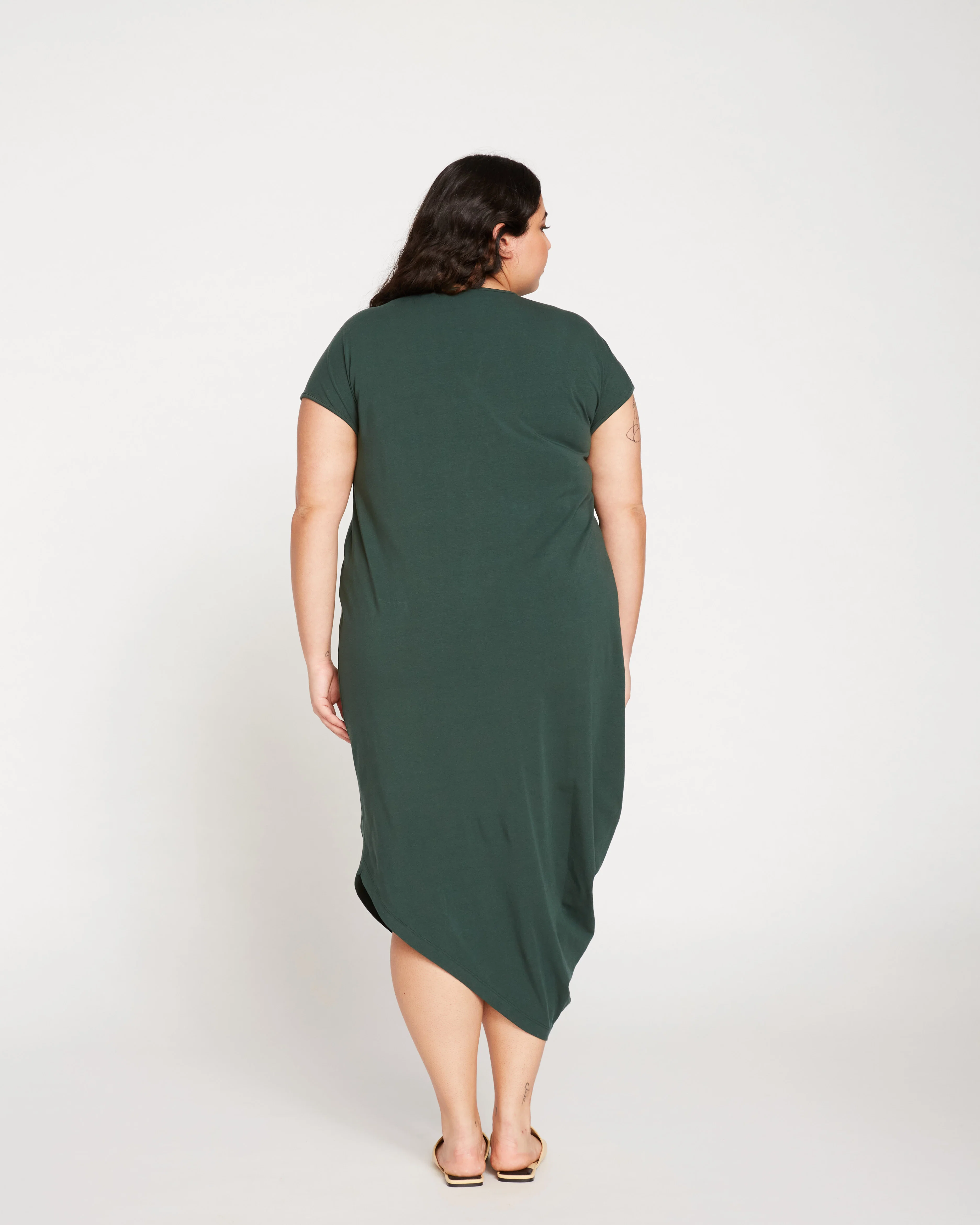 Iconic Geneva Dress - Forest Green - Image 3