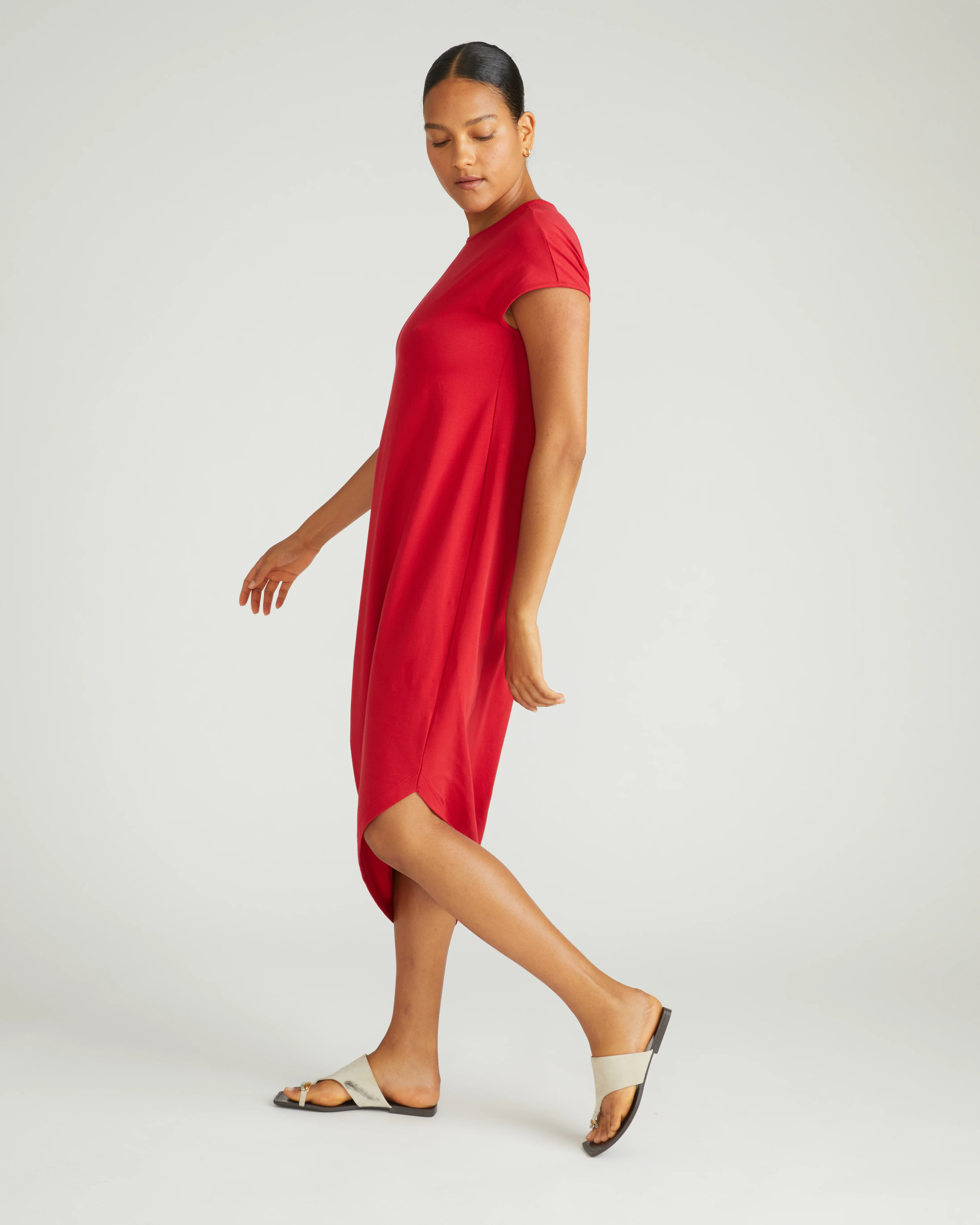 Iconic Geneva Dress - Ruby Red - Image 3