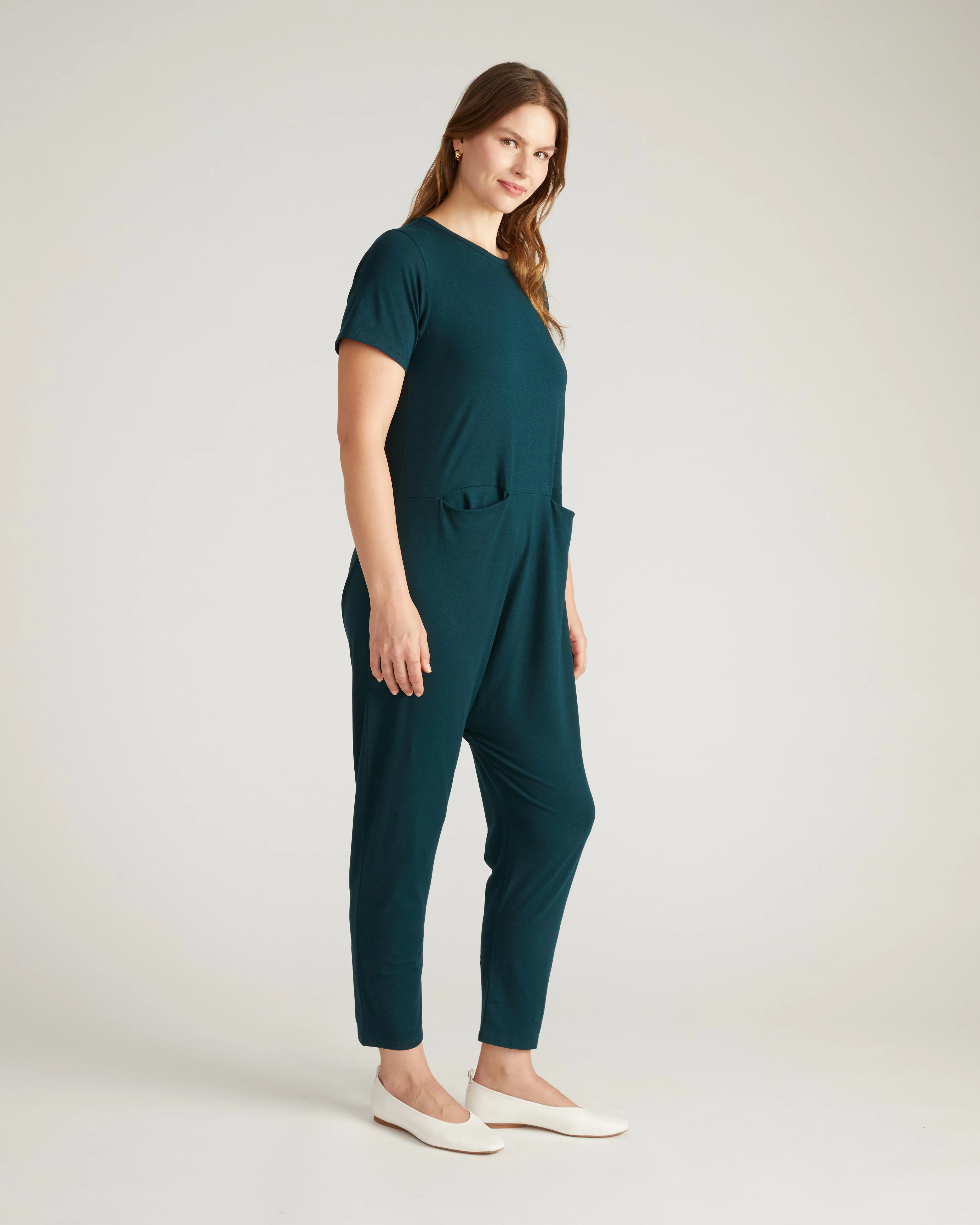 Ilona Lounge Jumpsuit - Deep Sea - Image 2