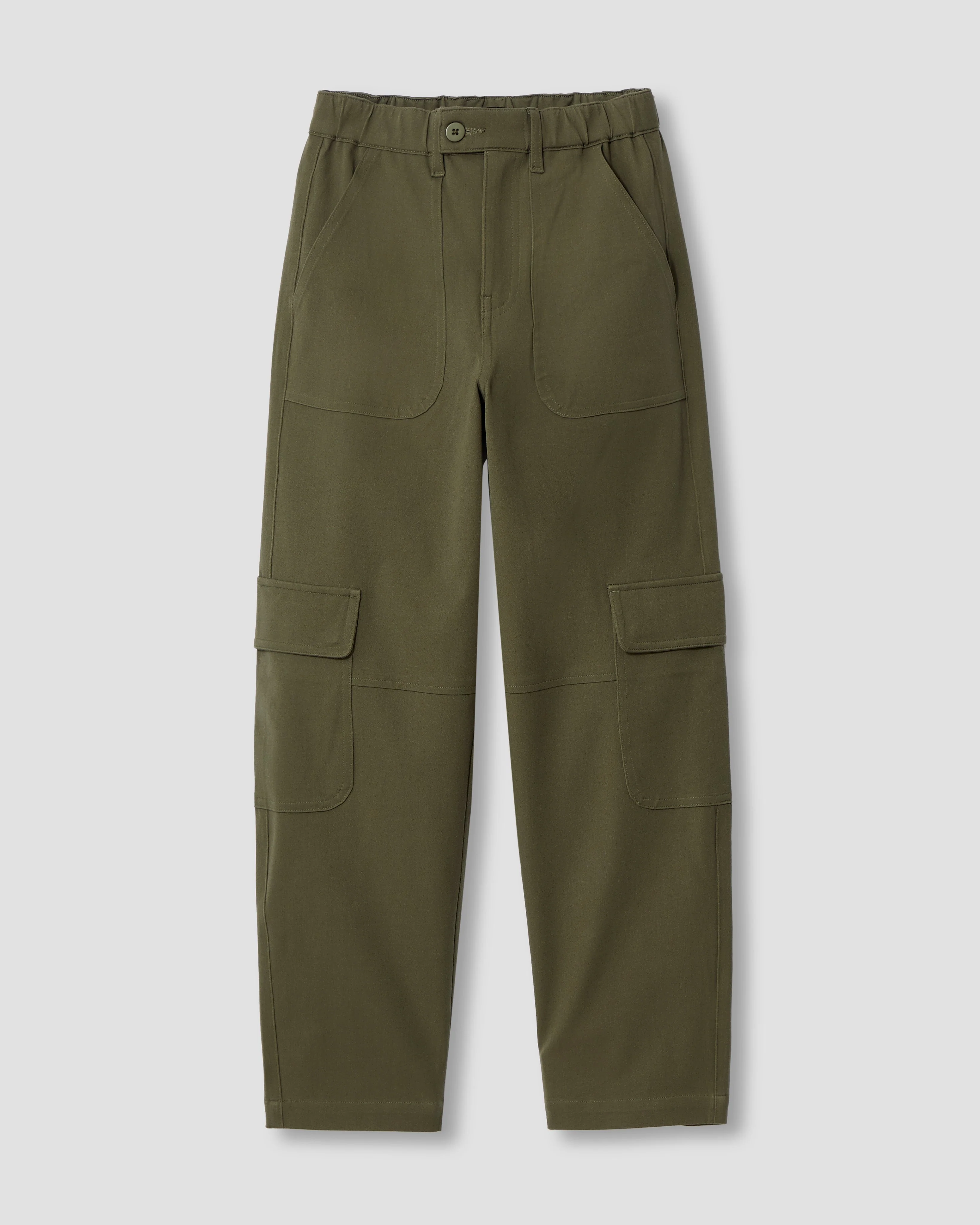 Karlee Stretch Cotton Twill Cargo Pants - Ivy - Image 9