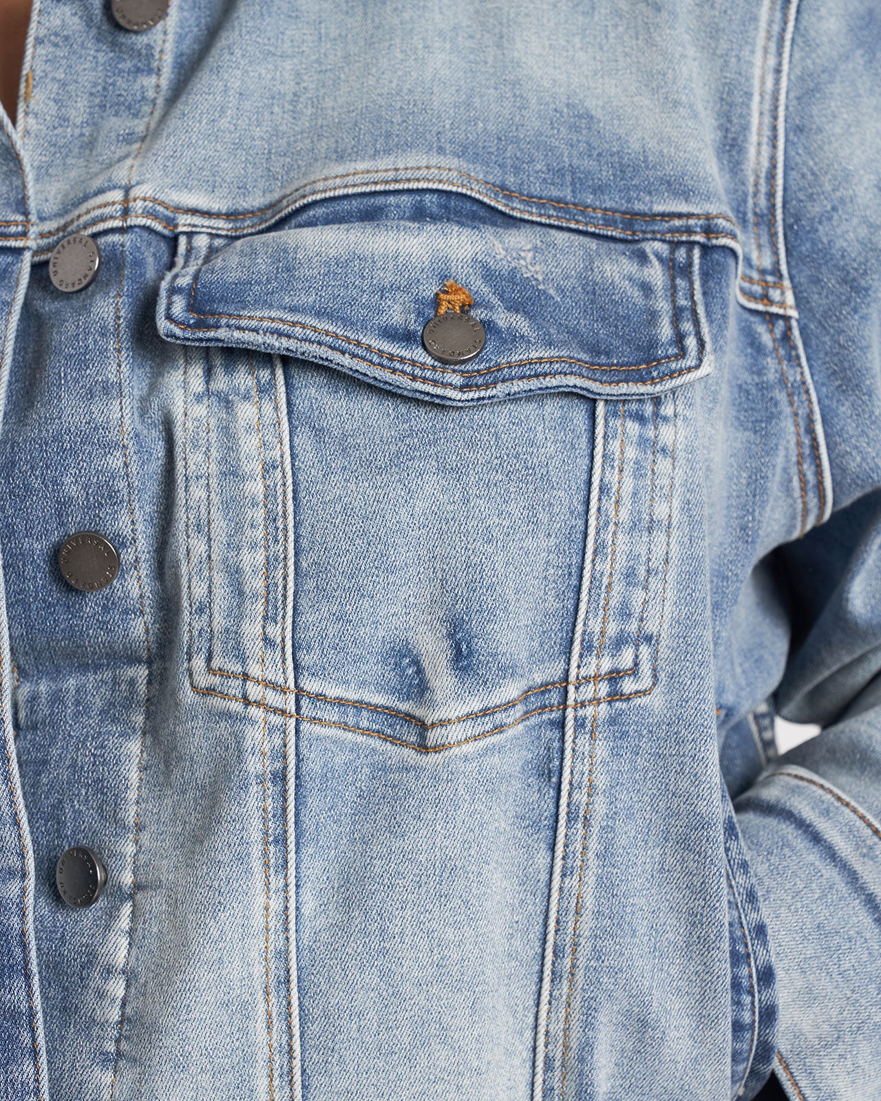 Kelsey Denim Jacket - Light Blue - Image 11