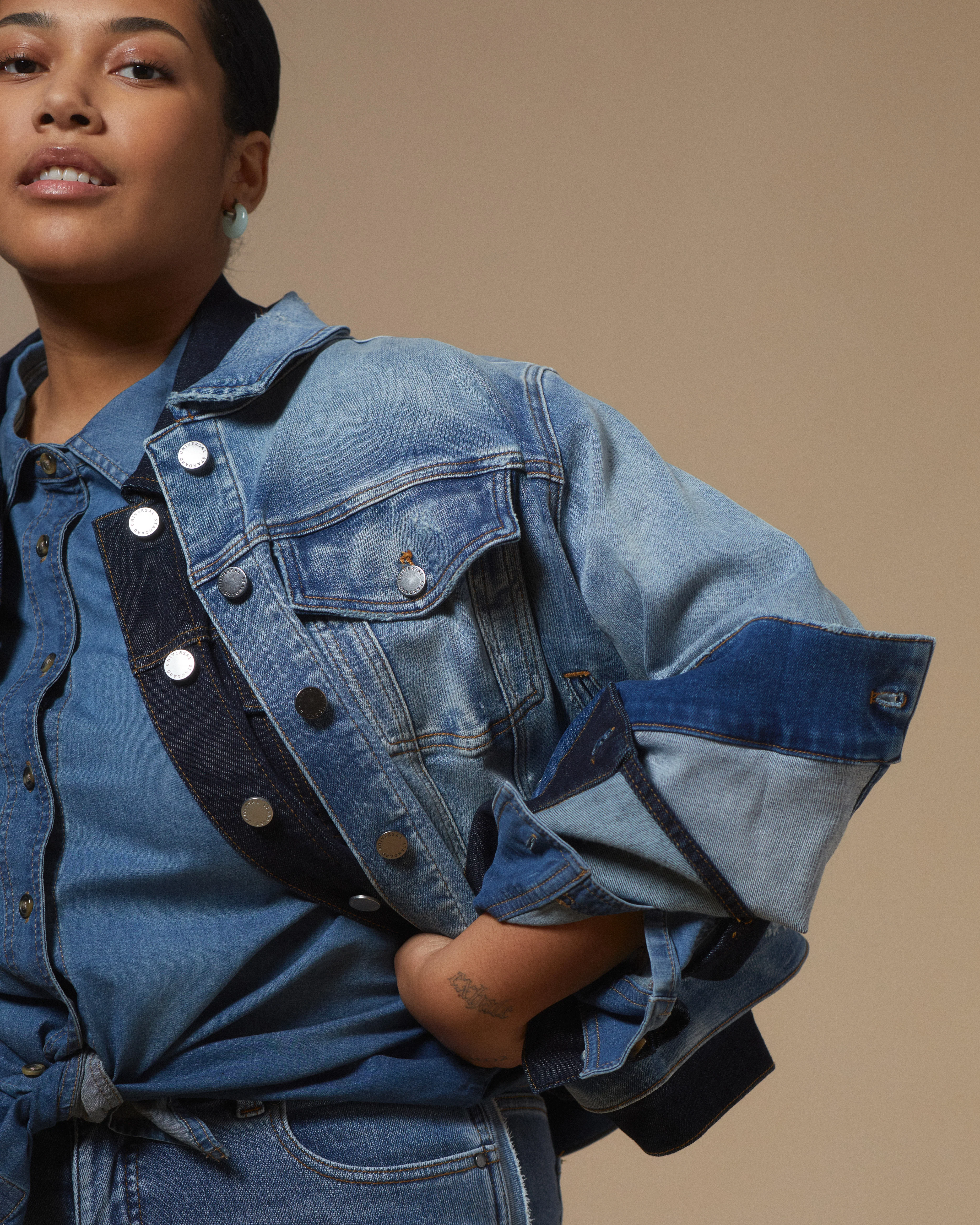 Kelsey Denim Jacket - Light Blue - Image 9