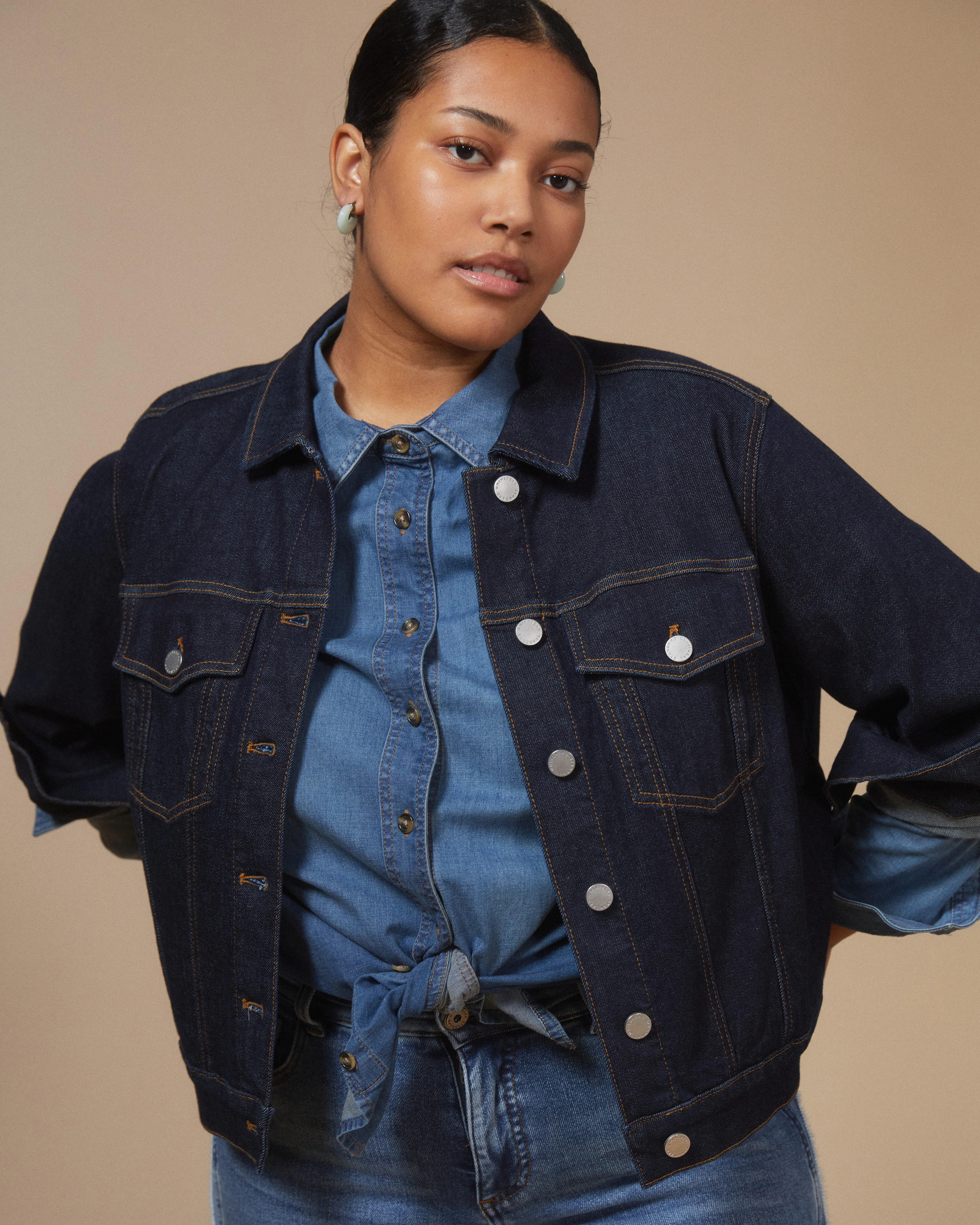 Kelsey Denim Jacket - Vintage Indigo Selvedge - Image 5