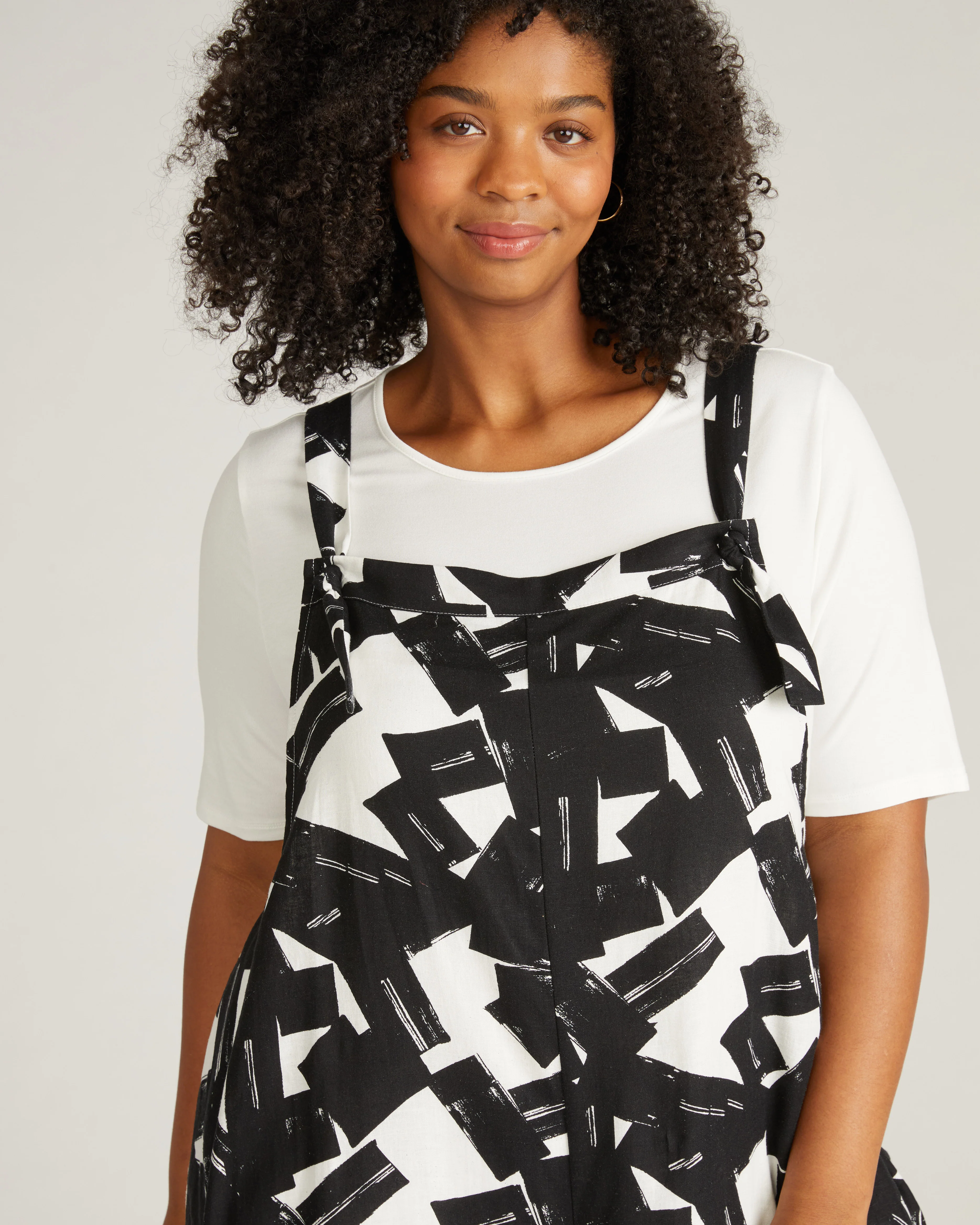 Kora Linen Overalls - Santiago Print - Image 2