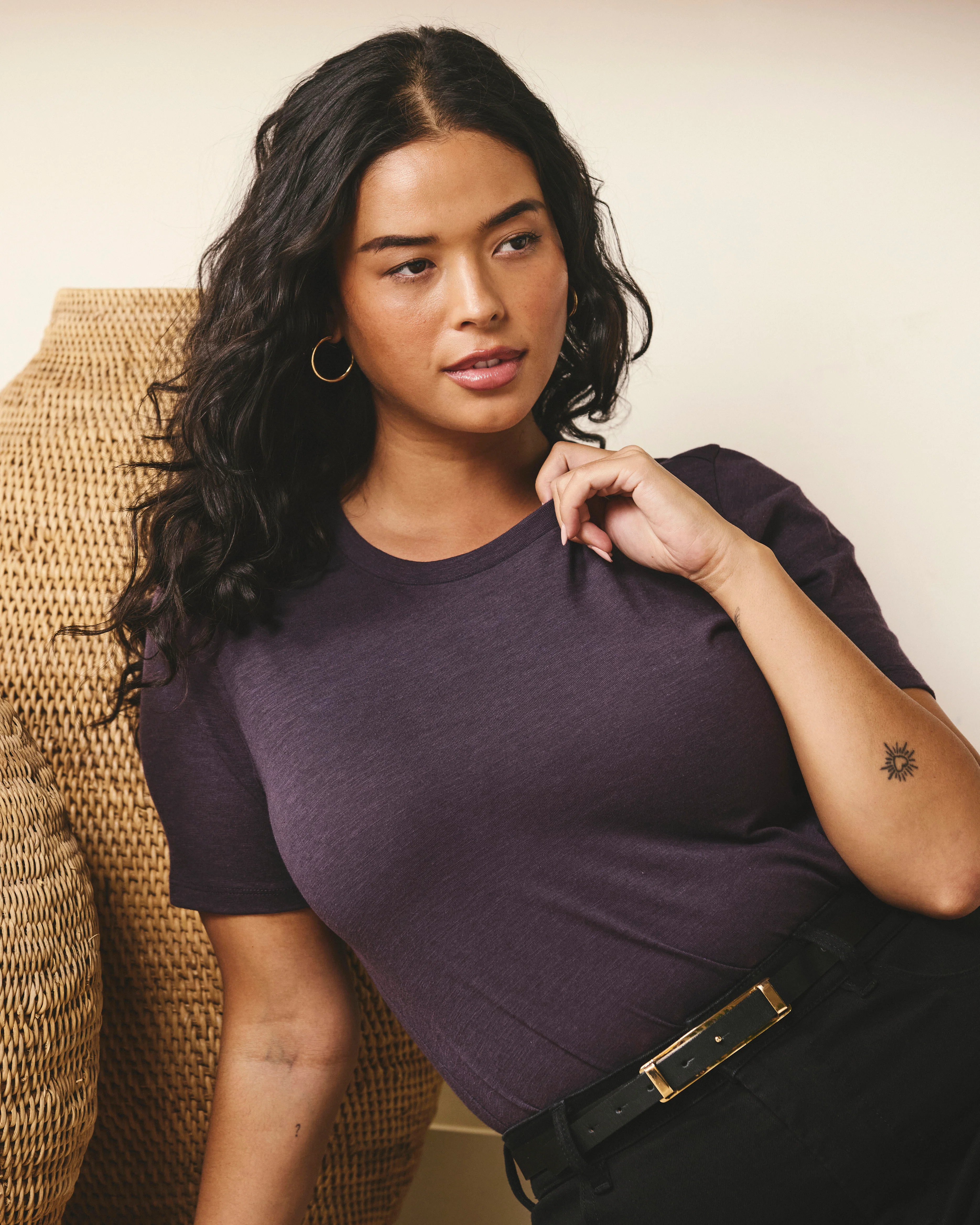 Light-As-Air Tee Rex - Purple Jewel - Image 3