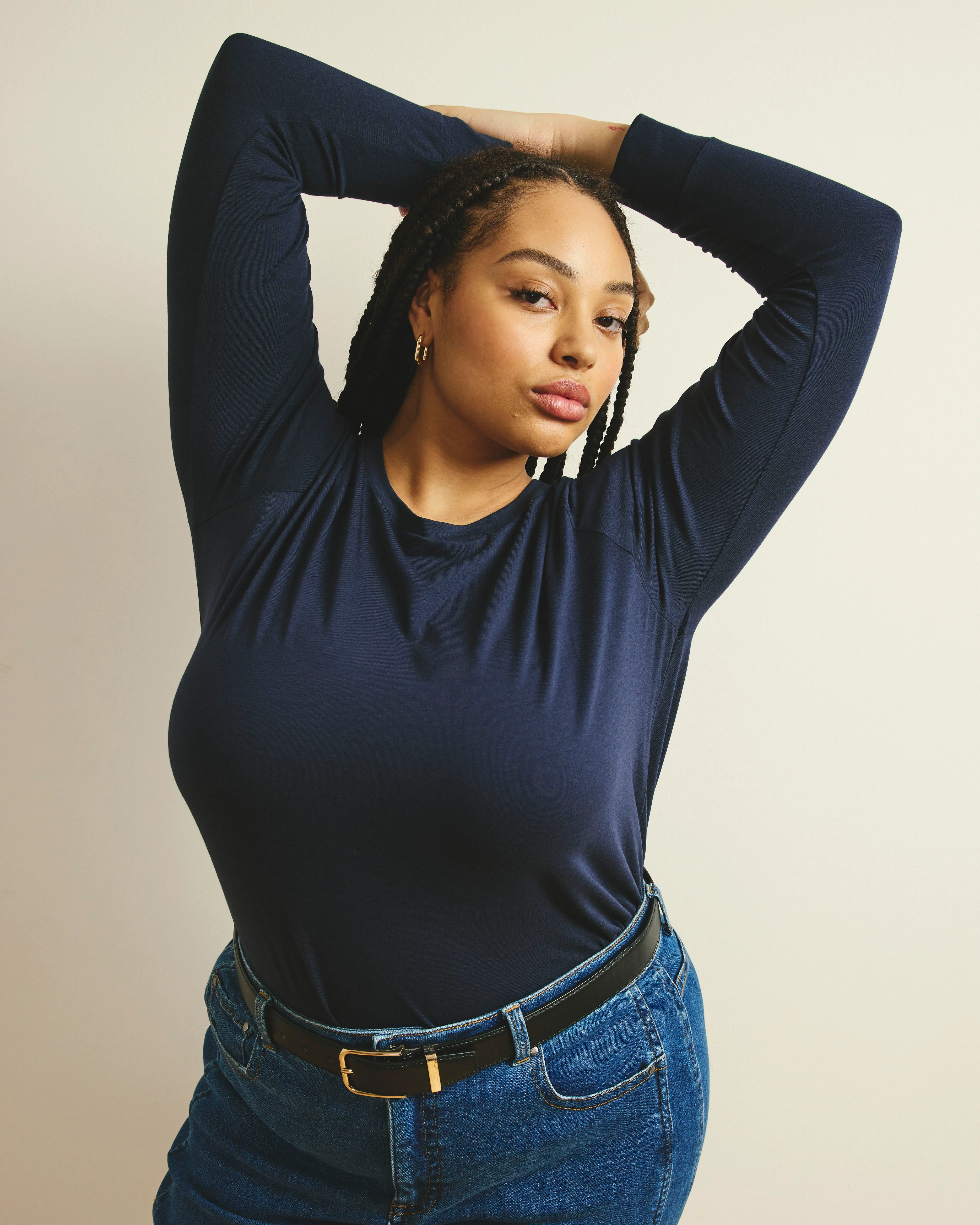 Long Sleeve Tee Rex - Midnight - Image 2