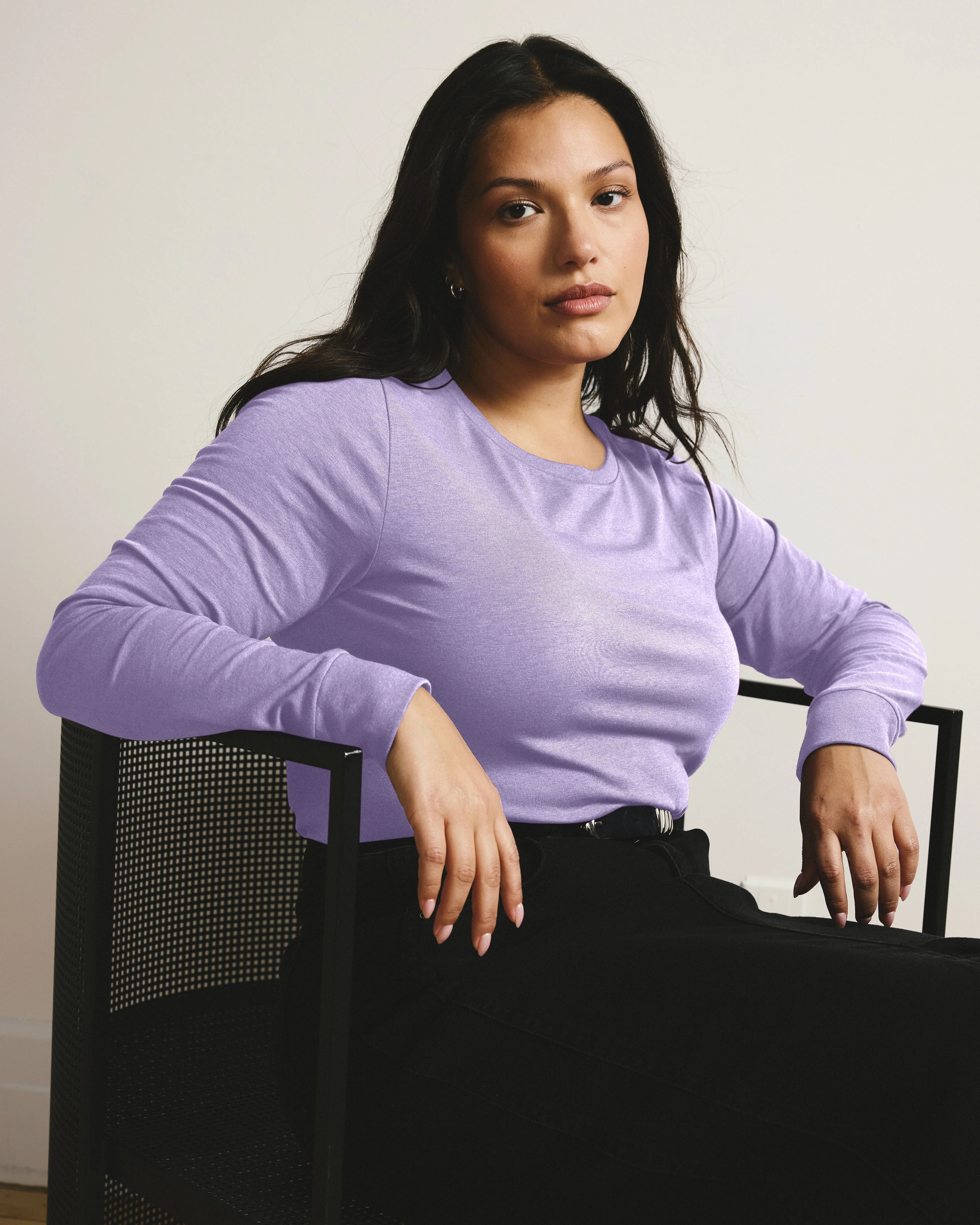 Long Sleeve Tee Rex - Purple Posey
