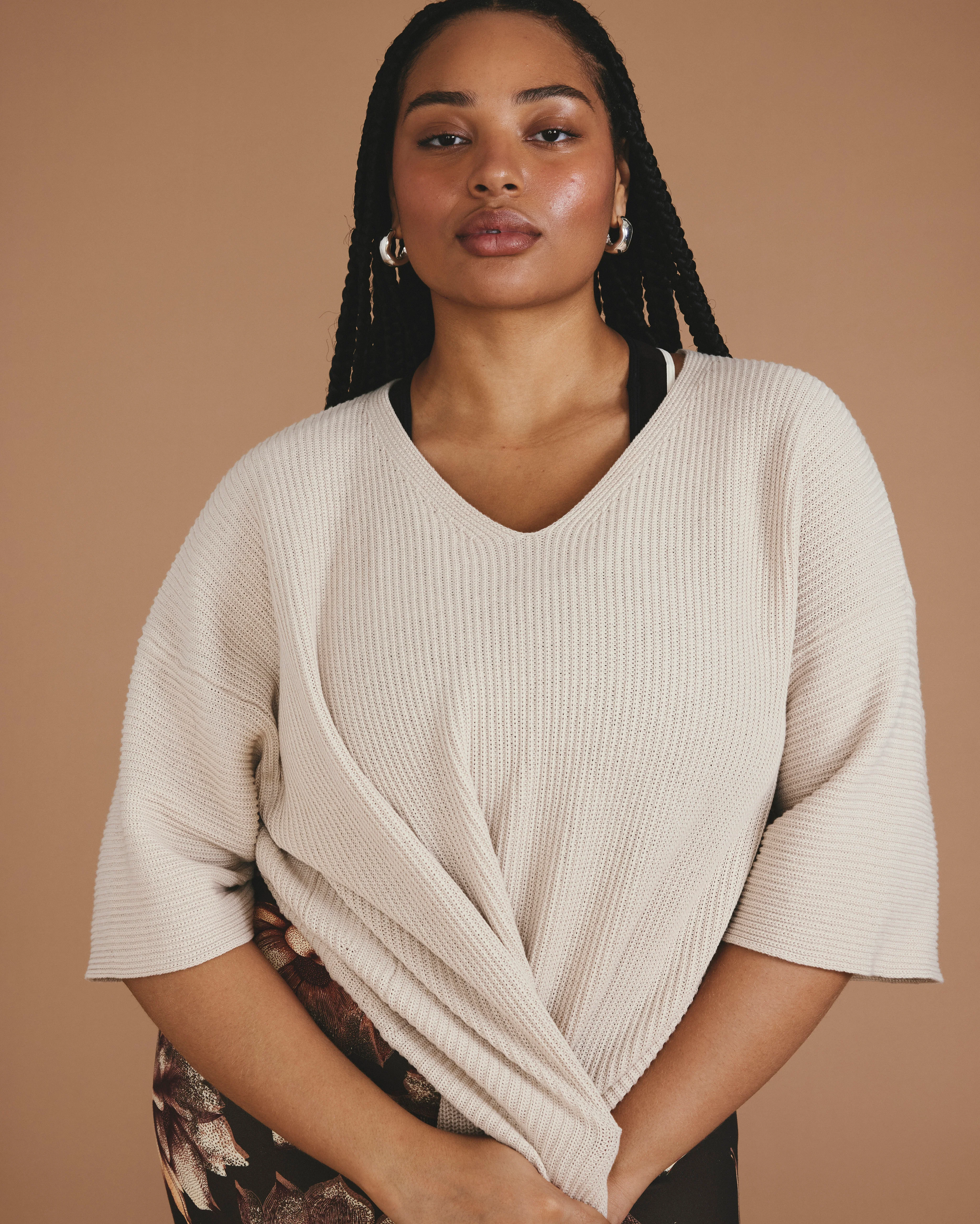 Lotus Sweater - Dove Wing - Image 3
