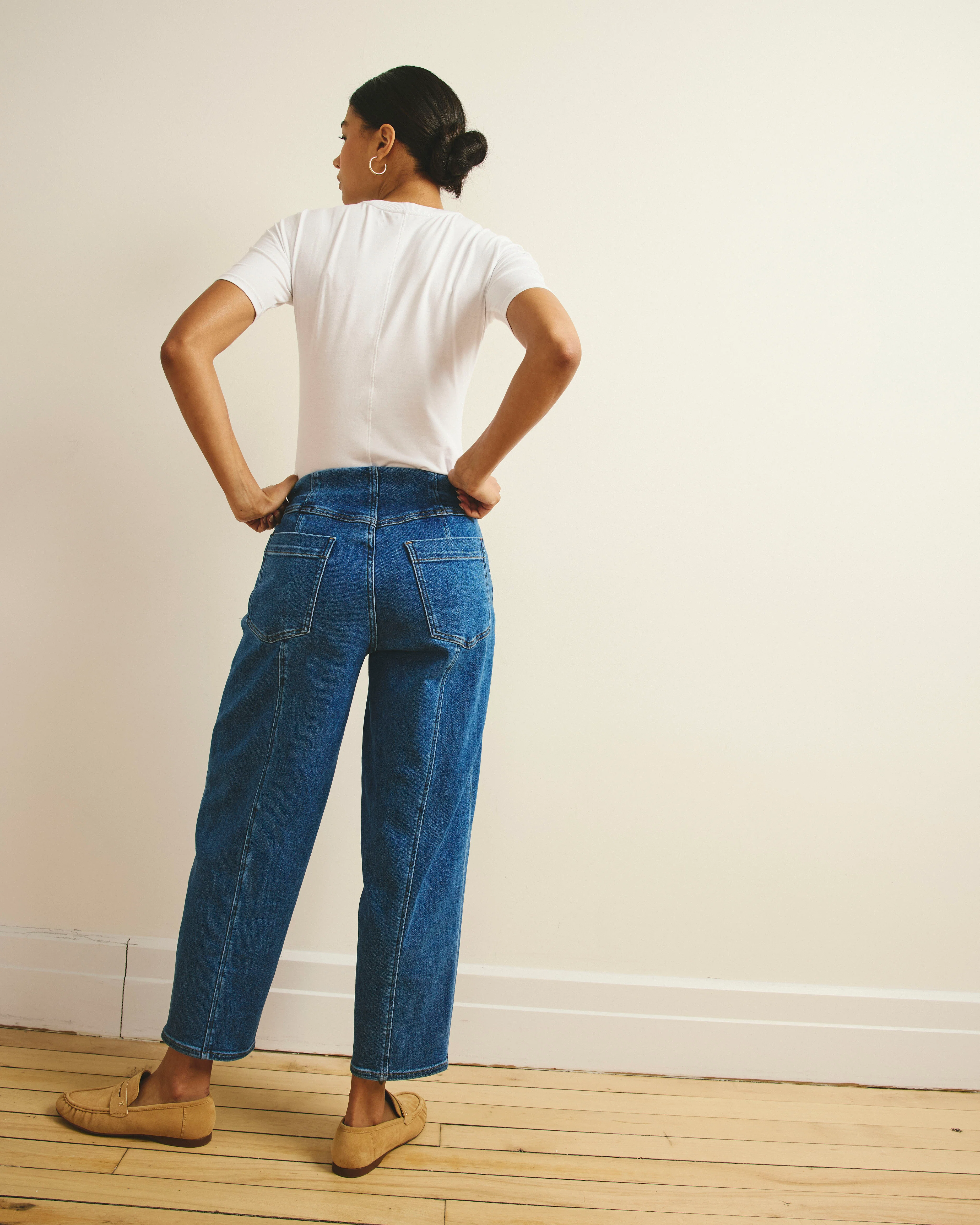 Maia Stovepipe Sleeve Tee - White - Image 7