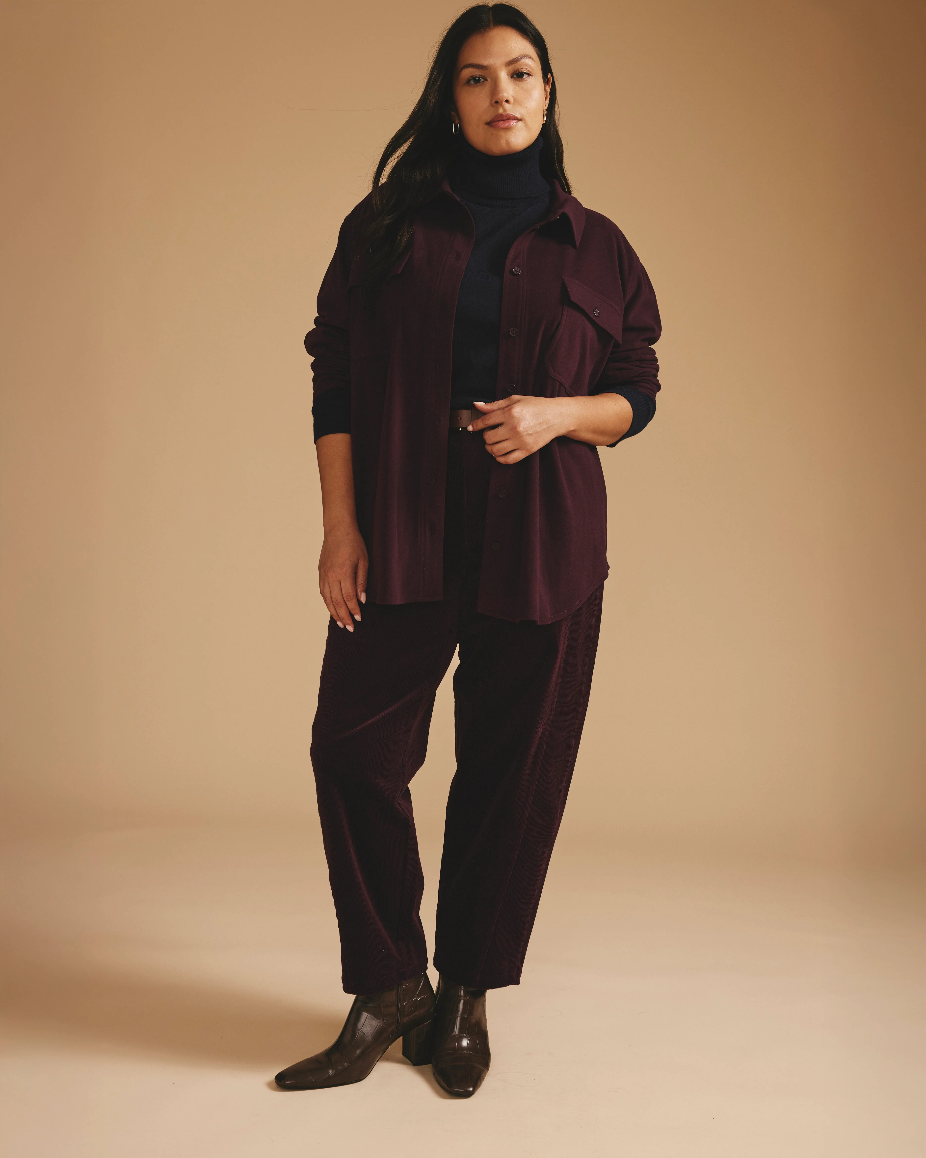 Maine Stretch Flannel Shirt - Gamay - Image 2