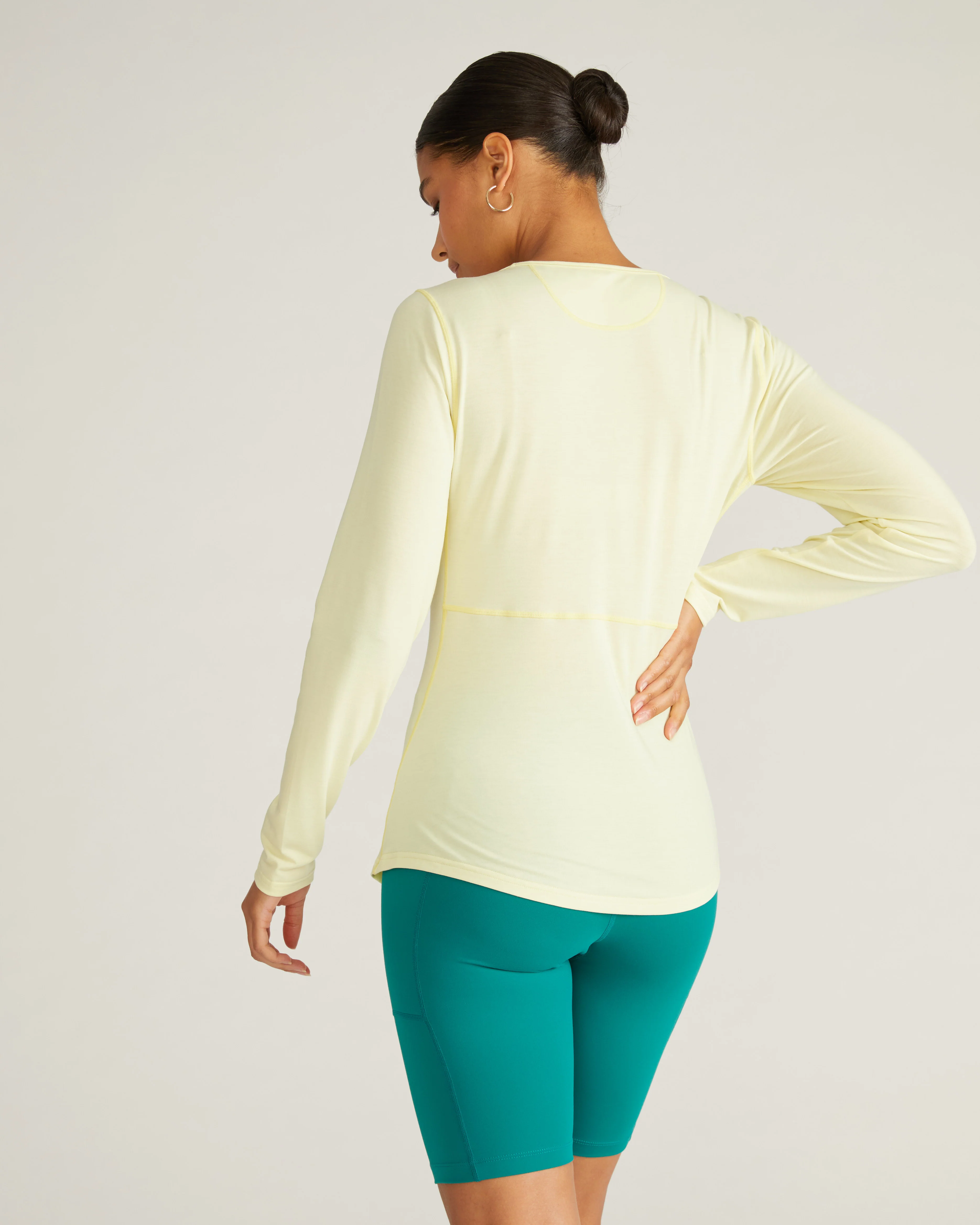 Mia Long Sleeve Movement Tee - Reed - Image 3