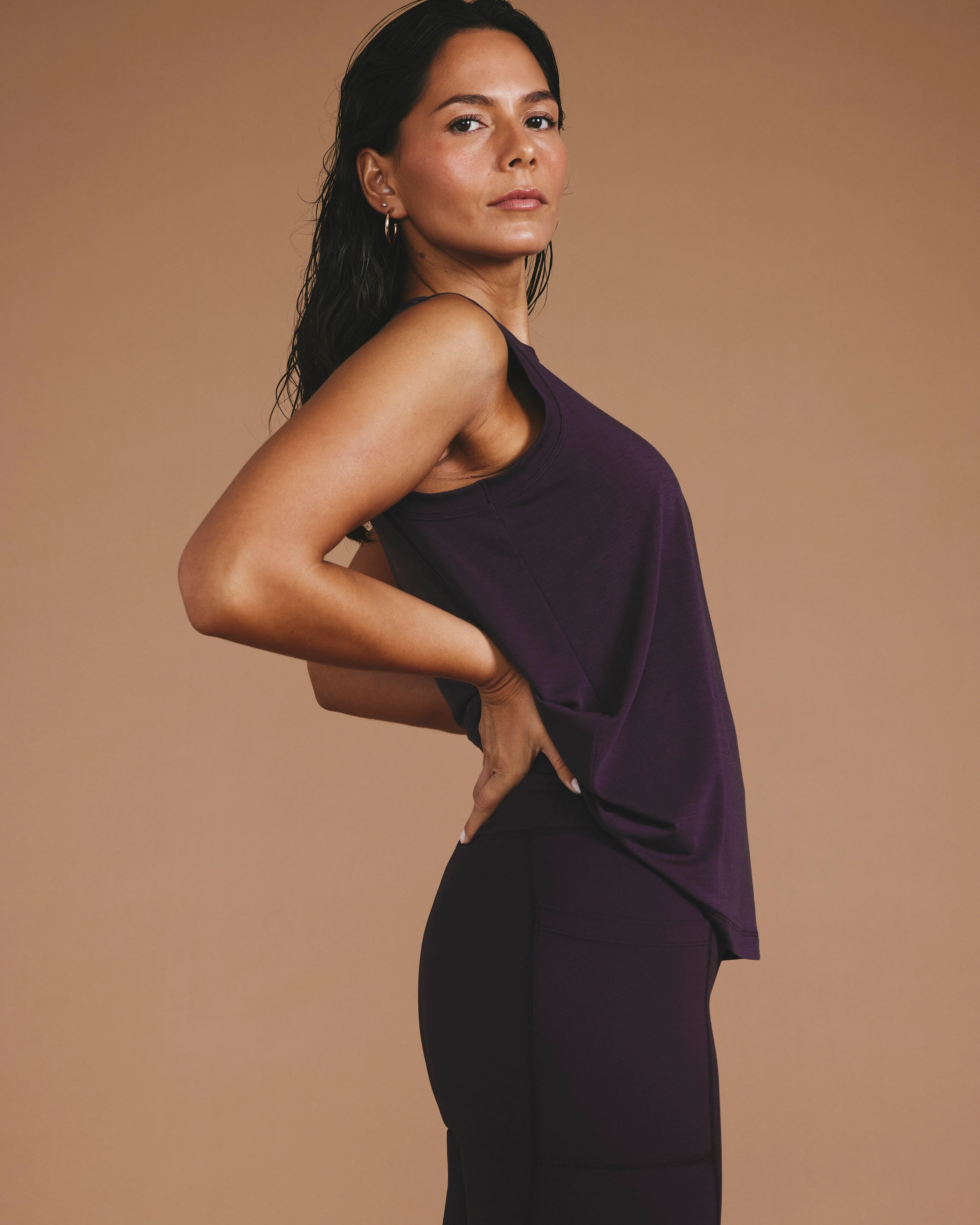 Mia Movement Tank - Purple Jewel - Image 5